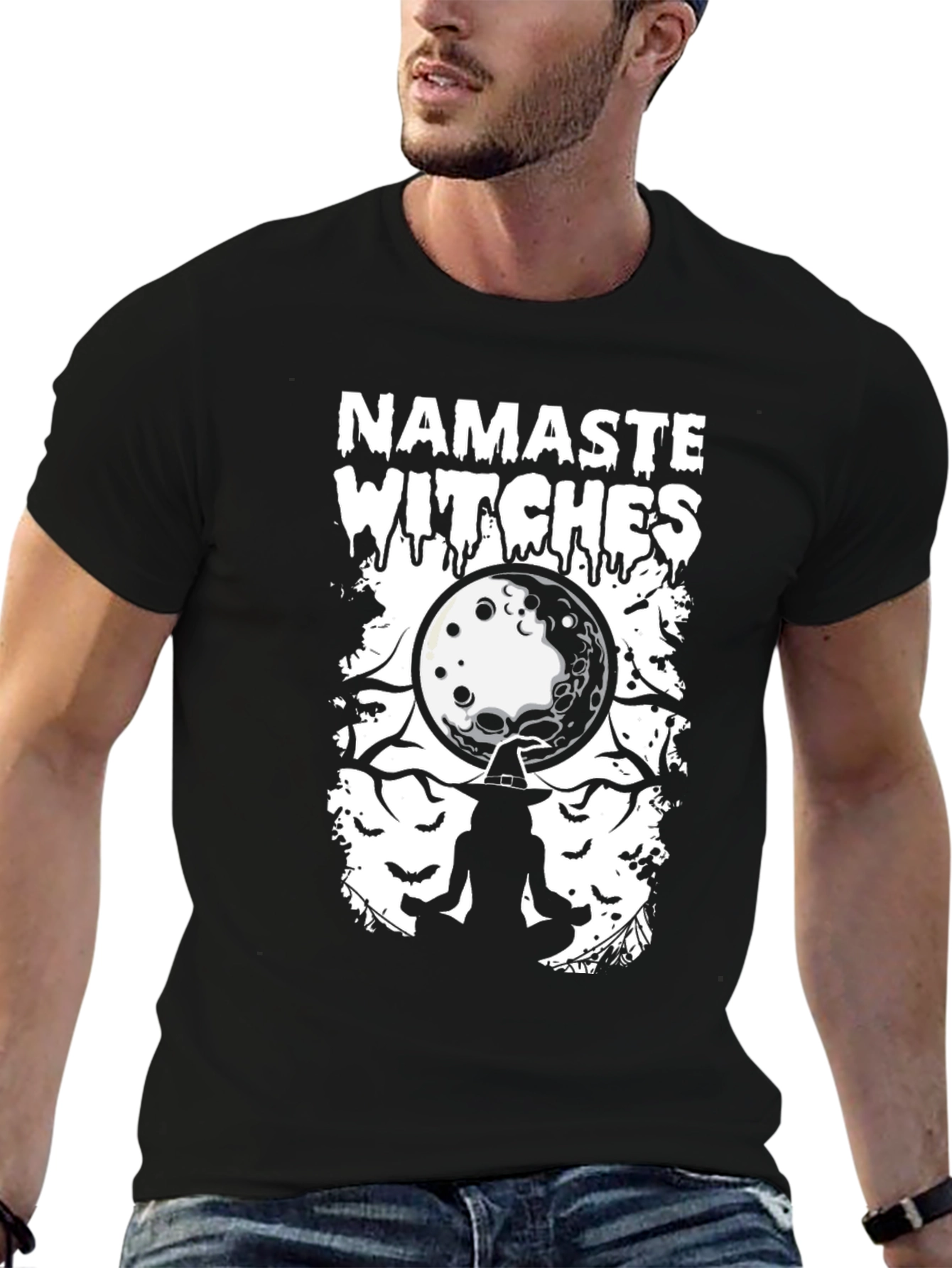 Namaste Witches Halloween T-Shirt