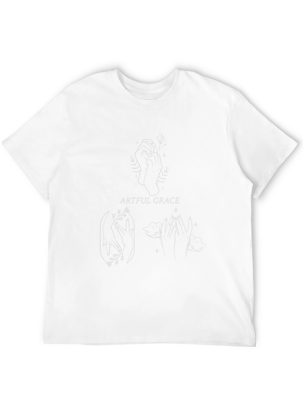 Artful Grace Black Graphic Tee