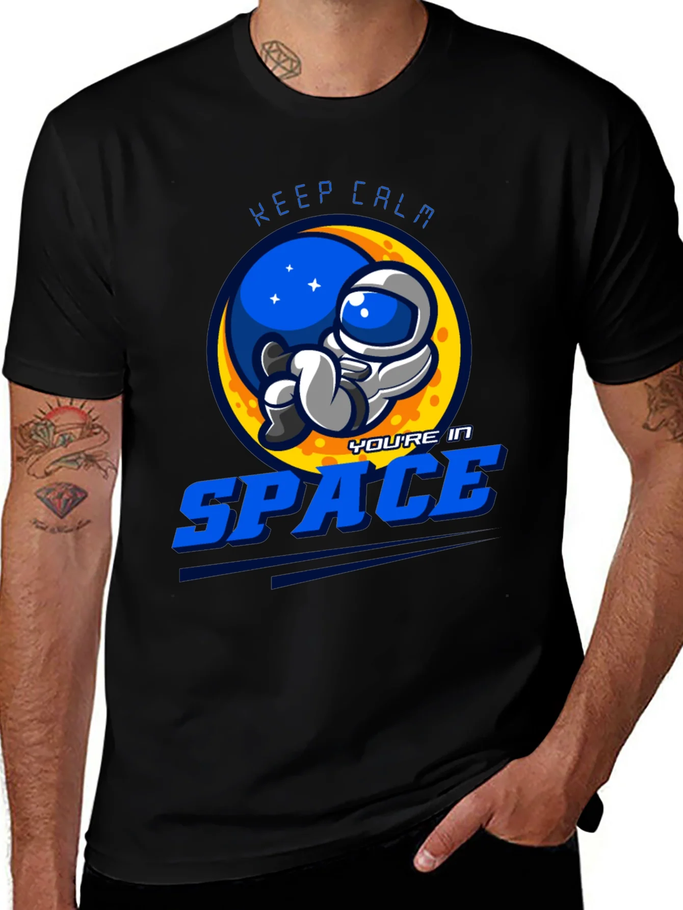 Keep Calm Youre in Space Graphic T-Shirt