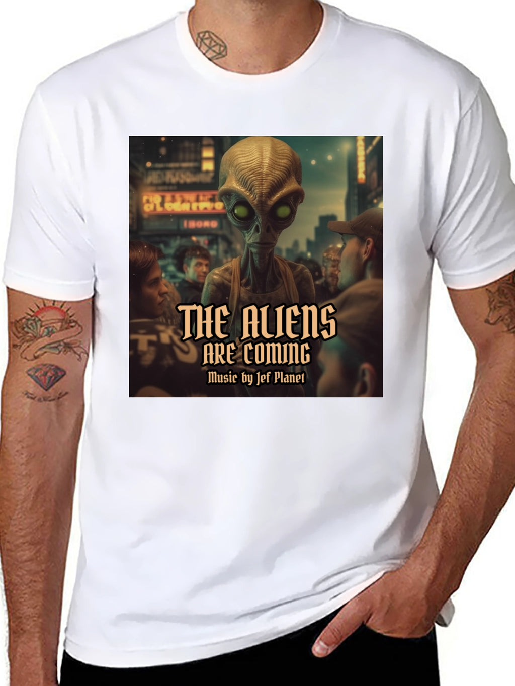 The Aliens Are Coming Graphic T-Shirt
