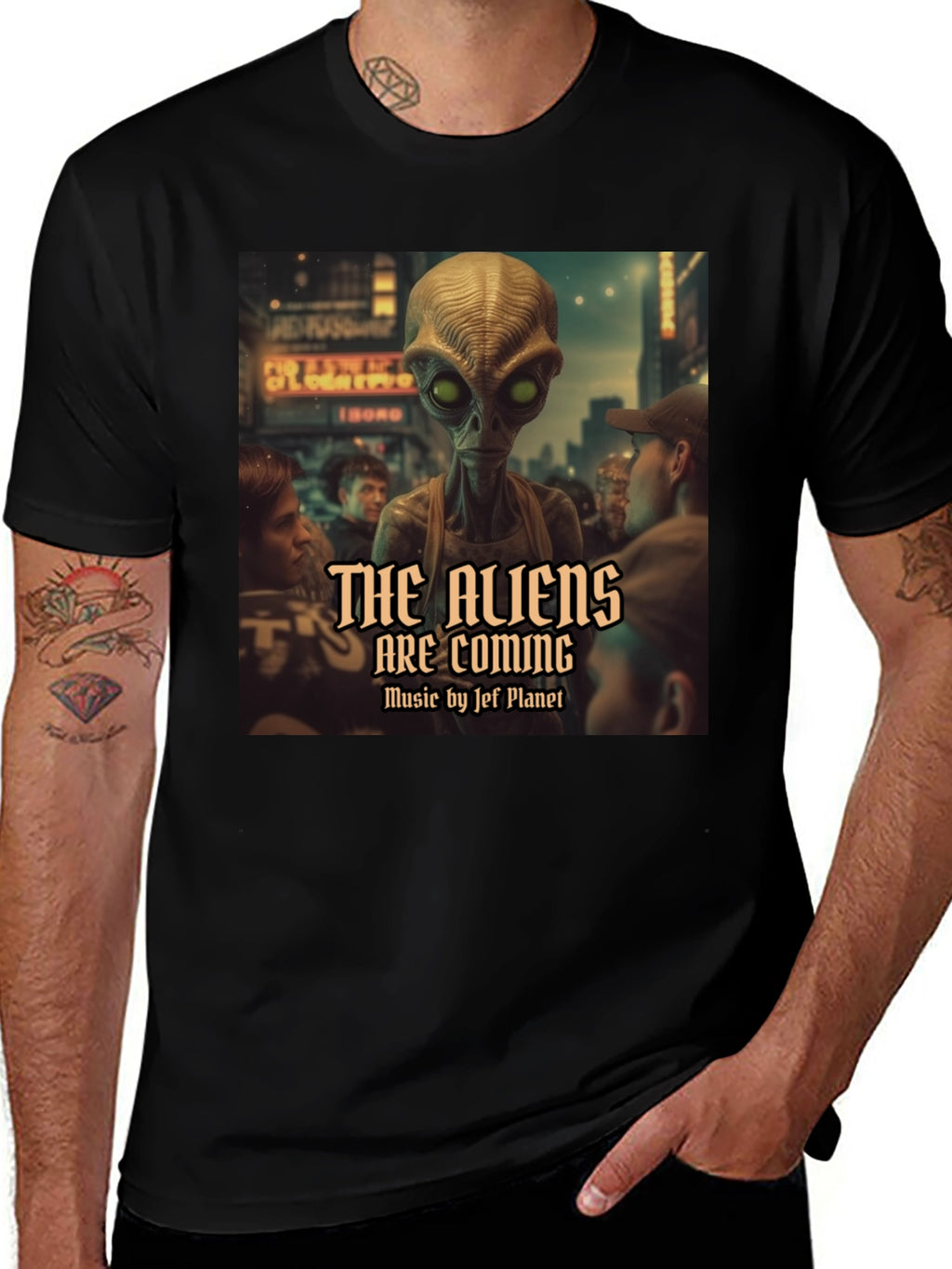 The Aliens Are Coming Graphic T-Shirt