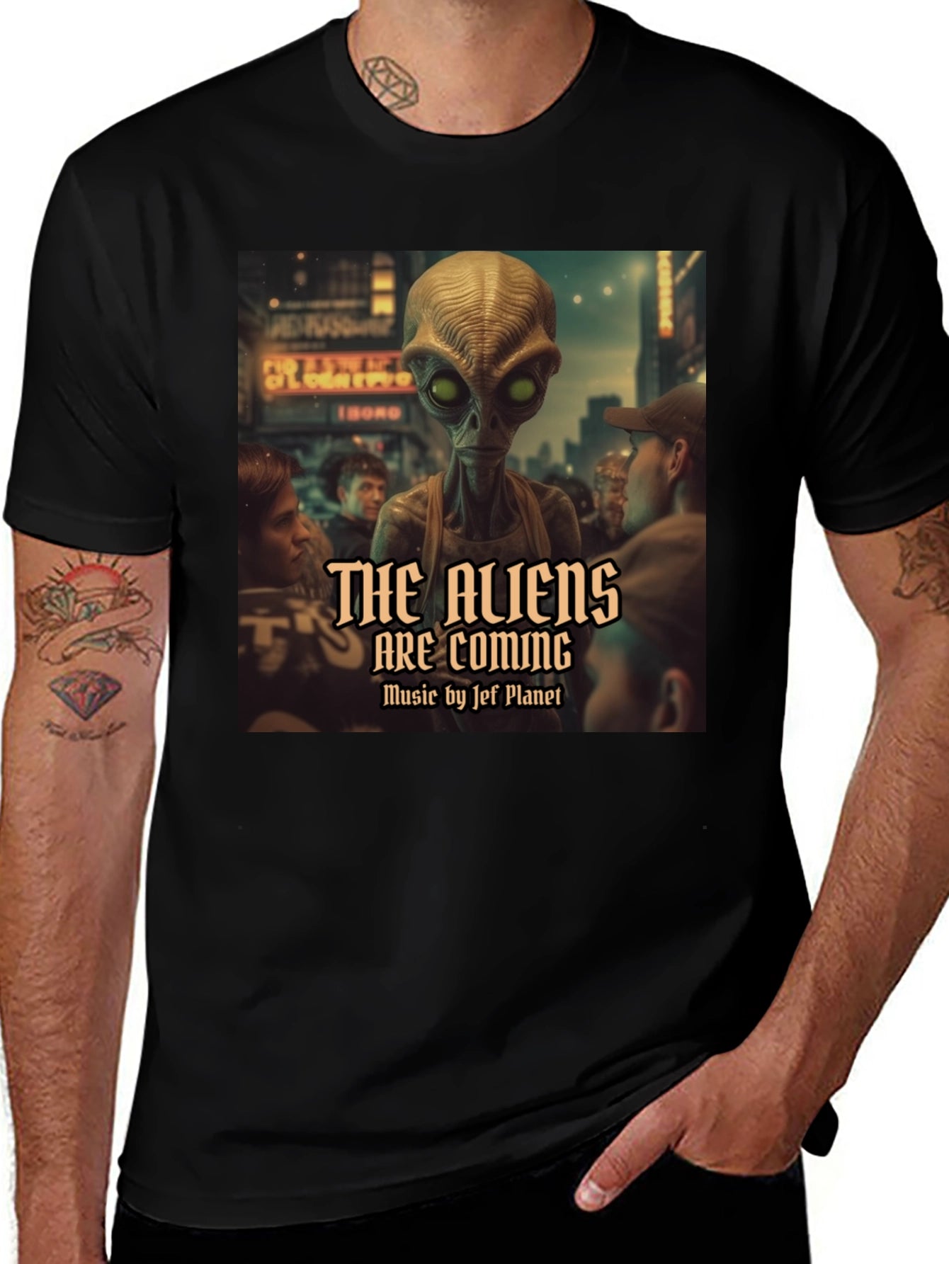 The Aliens Are Coming Graphic T-Shirt
