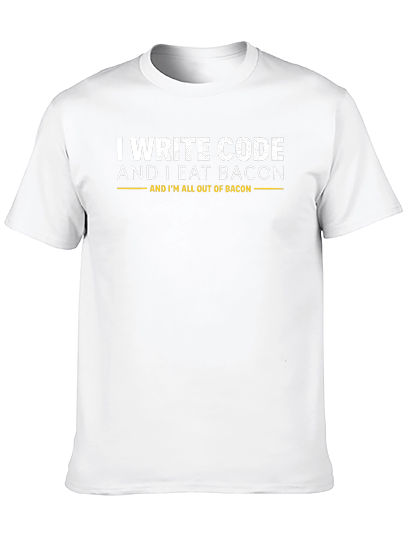 I Write Code and I Eat Bacon T-Shirt