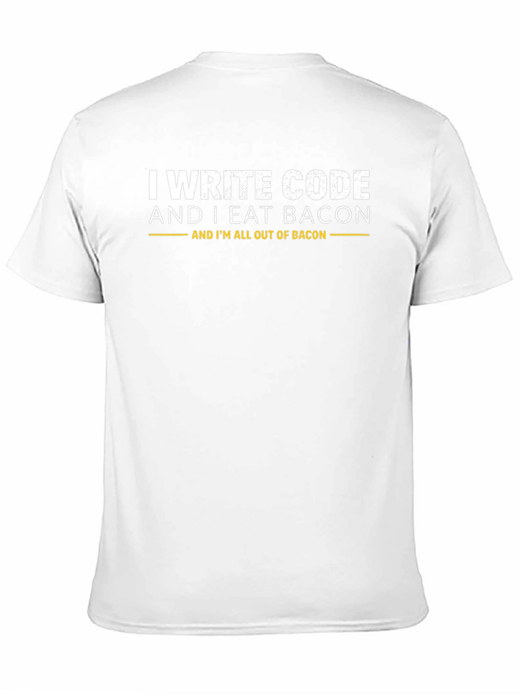 I Write Code and I Eat Bacon T-Shirt