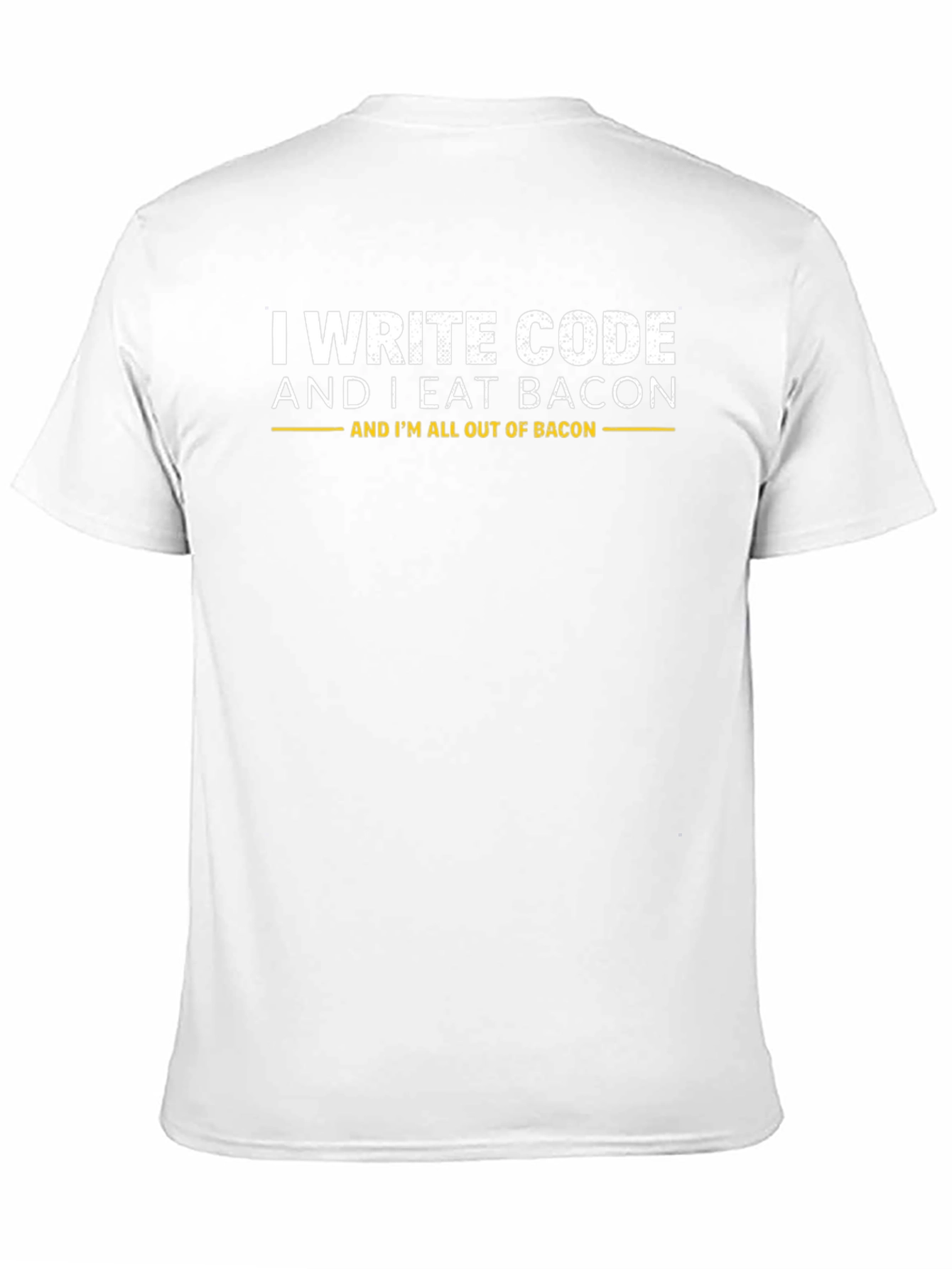 I Write Code and I Eat Bacon T-Shirt
