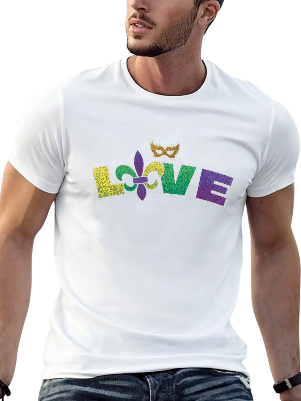 Mardi Gras LOVE T-Shirt