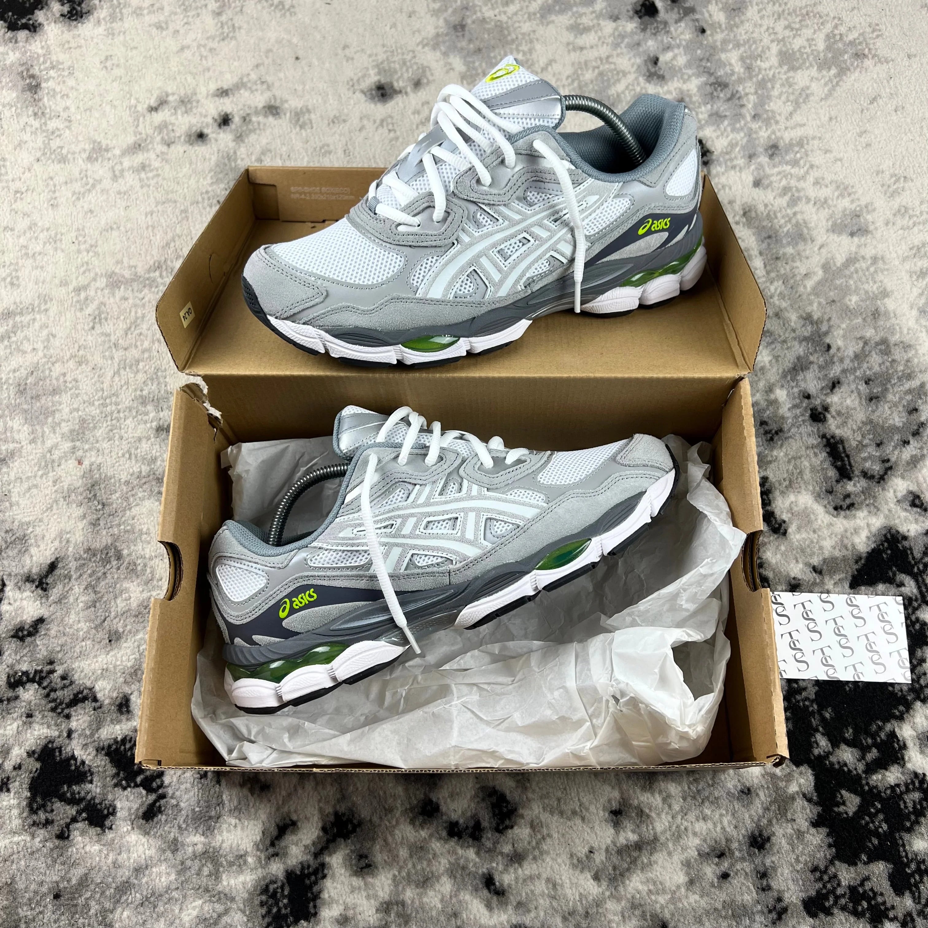 ASICS GEL NYC - WHITE GLACIER GREY