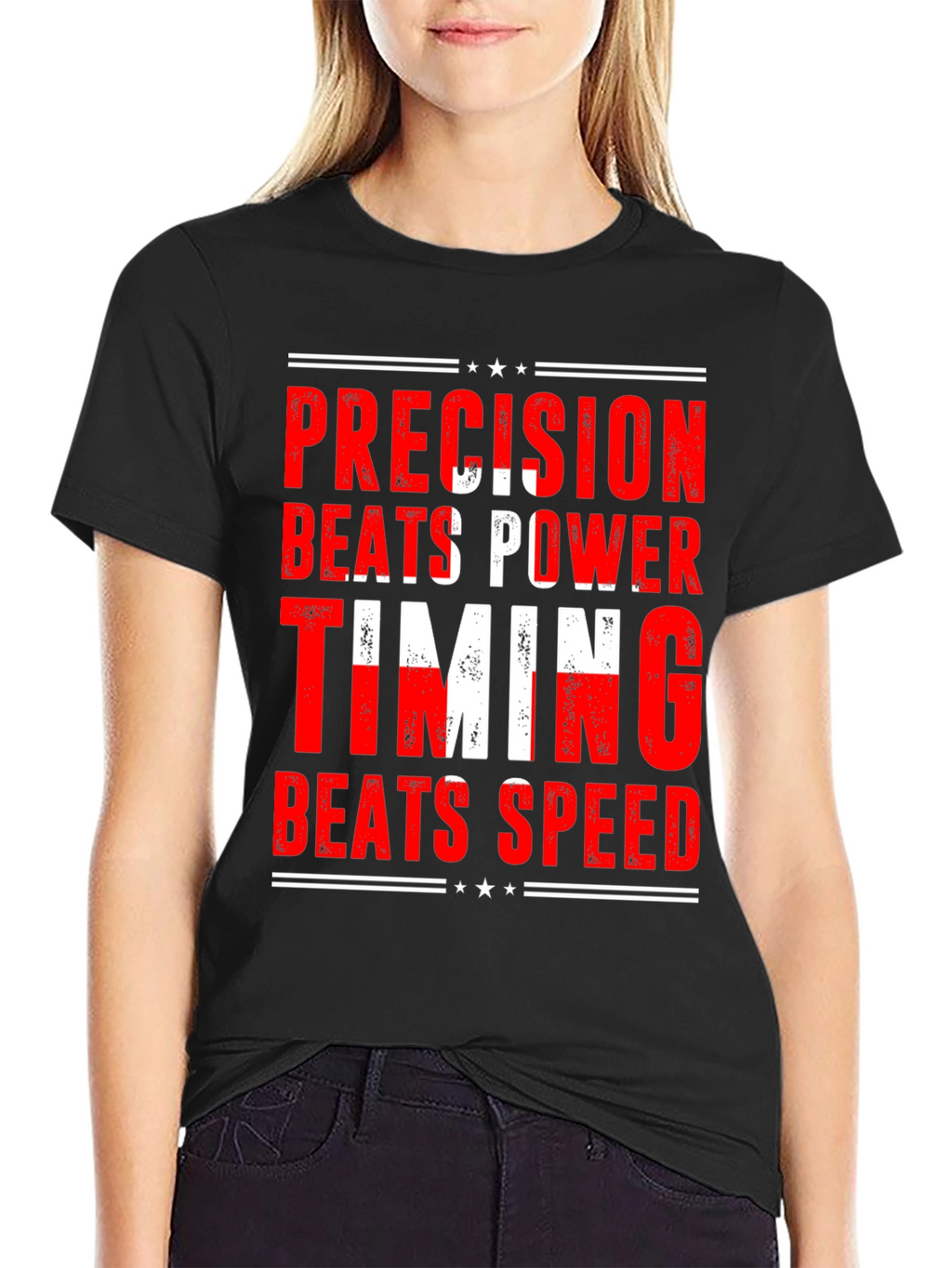 Precision Beats Power Graphic Tee