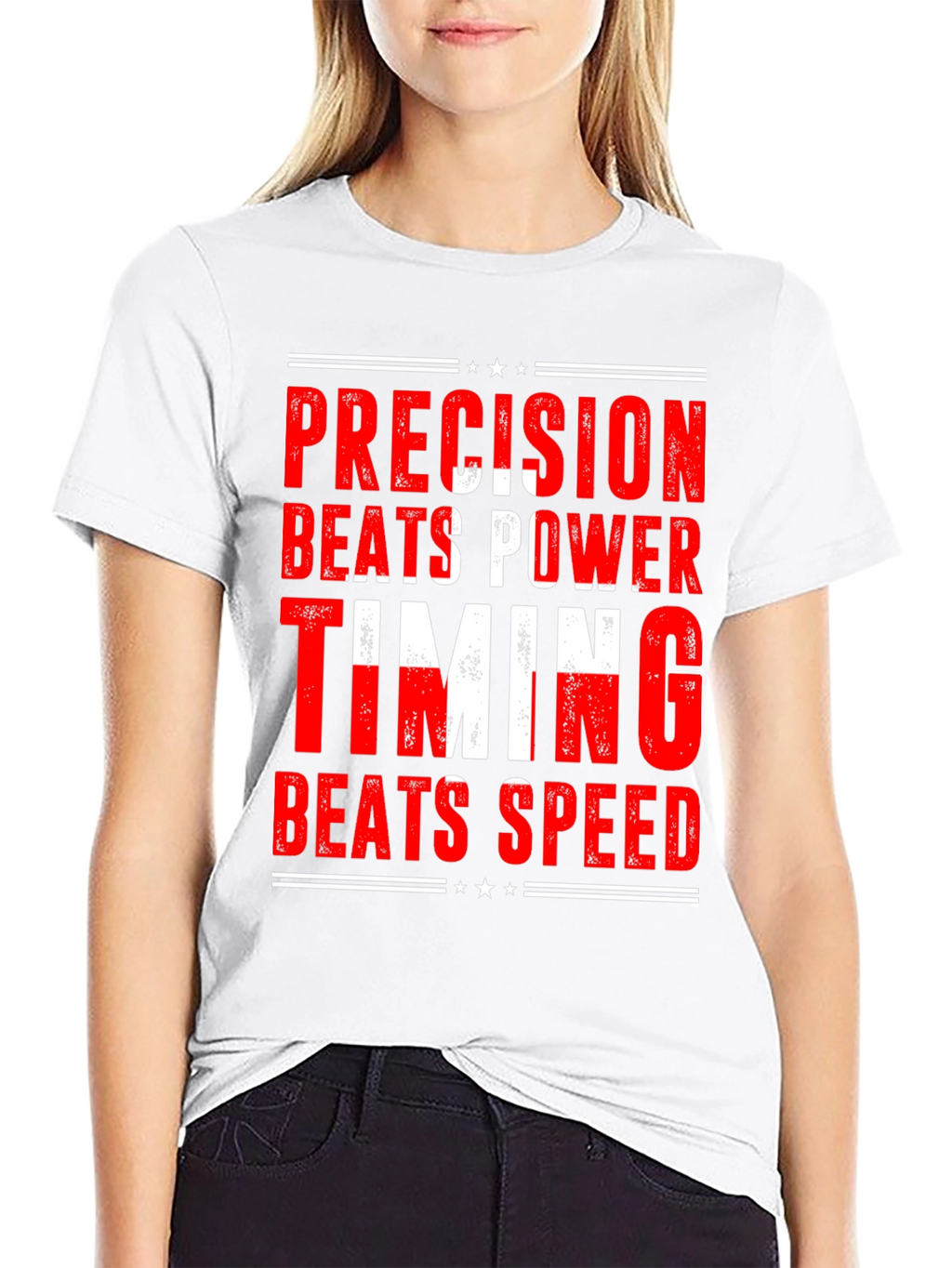 Precision Beats Power Graphic Tee