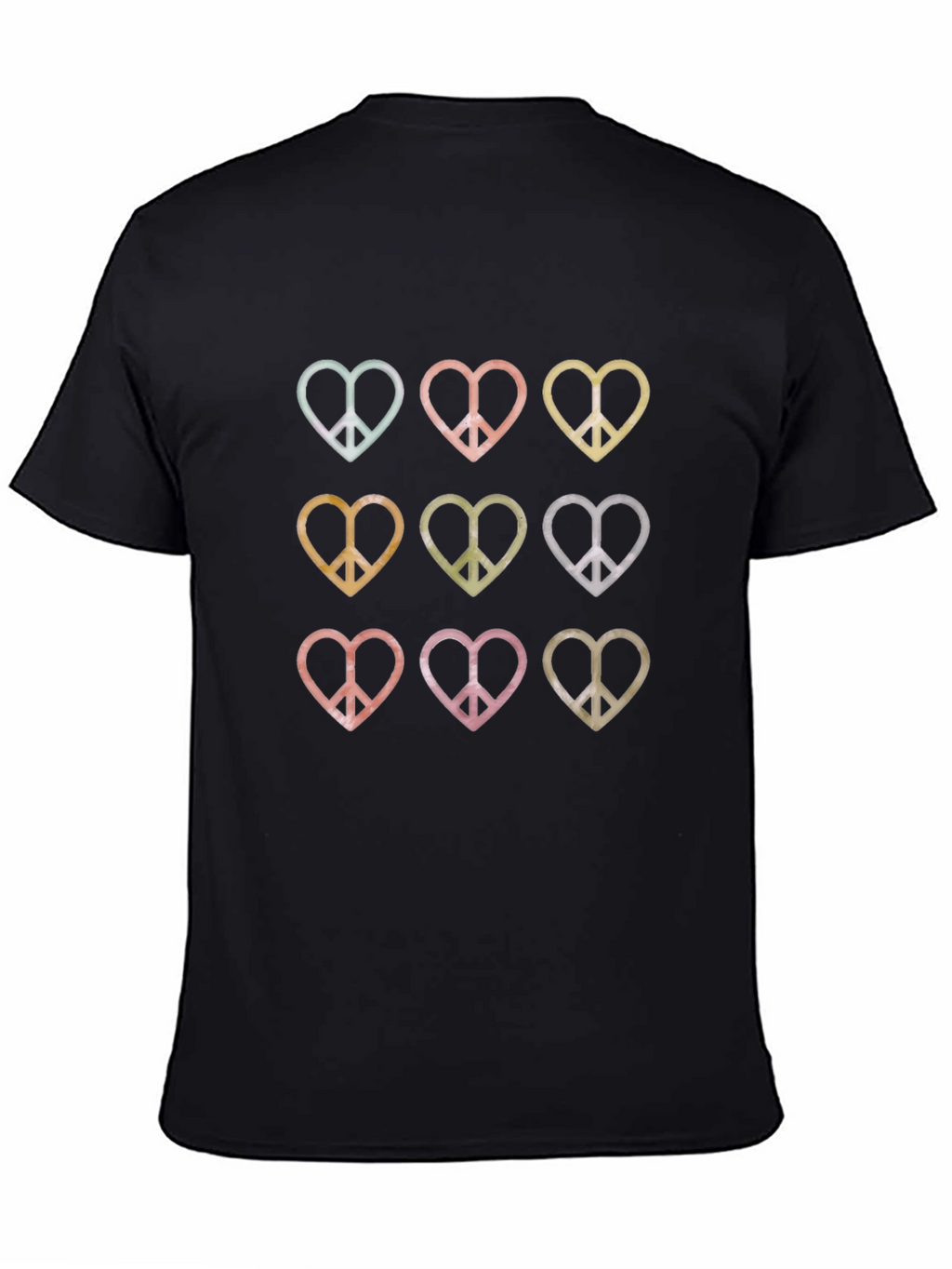 Peace Heart Graphic Tee - Retro Style Shirt
