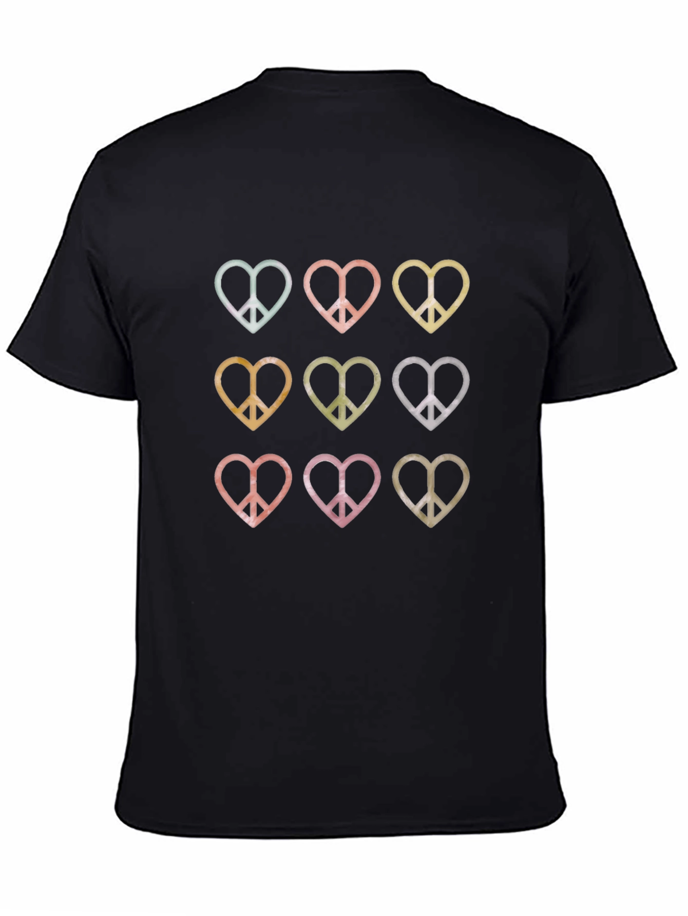 Peace Heart Graphic Tee - Retro Style Shirt