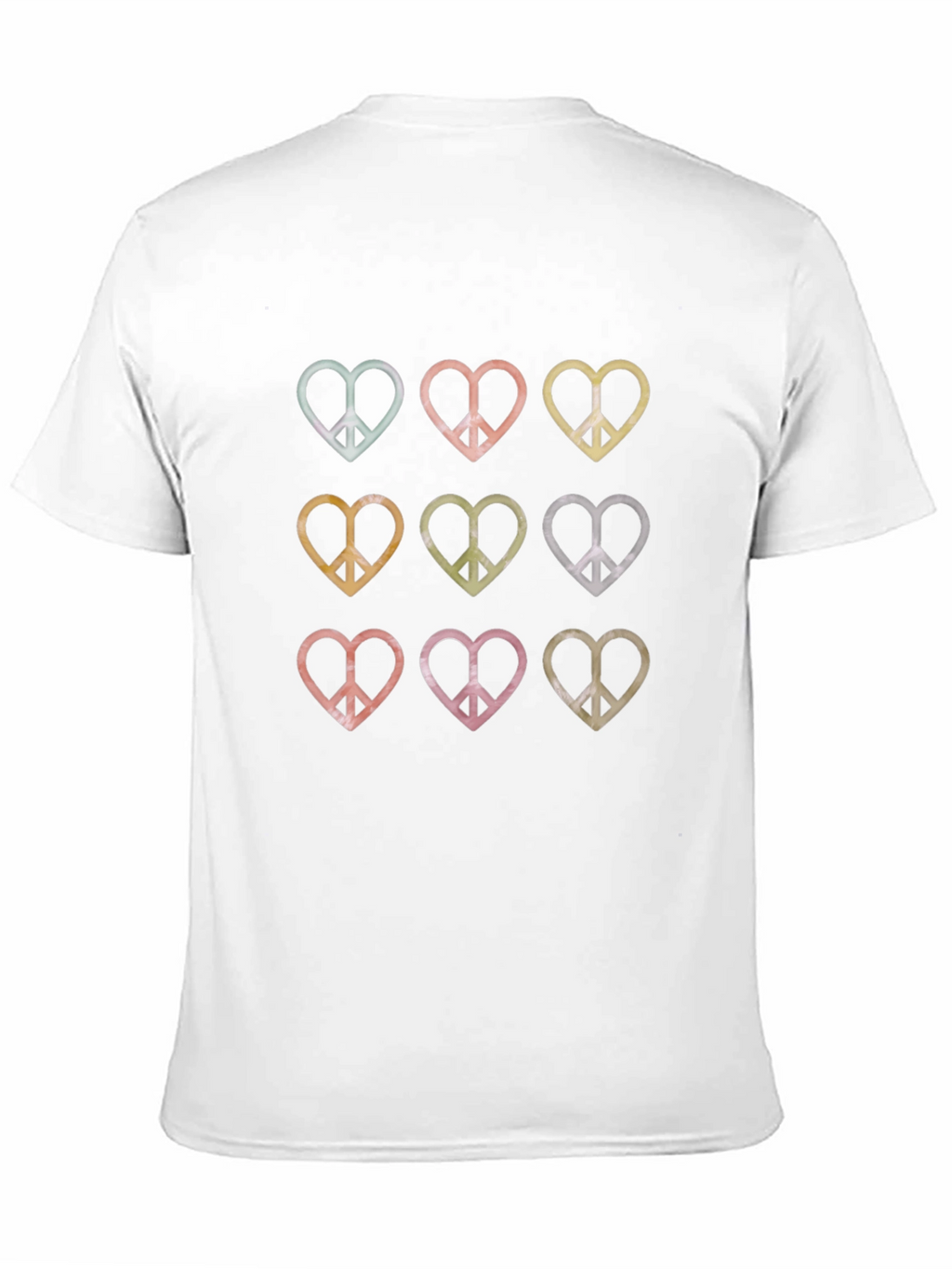 Peace Heart Graphic Tee - Retro Style Shirt