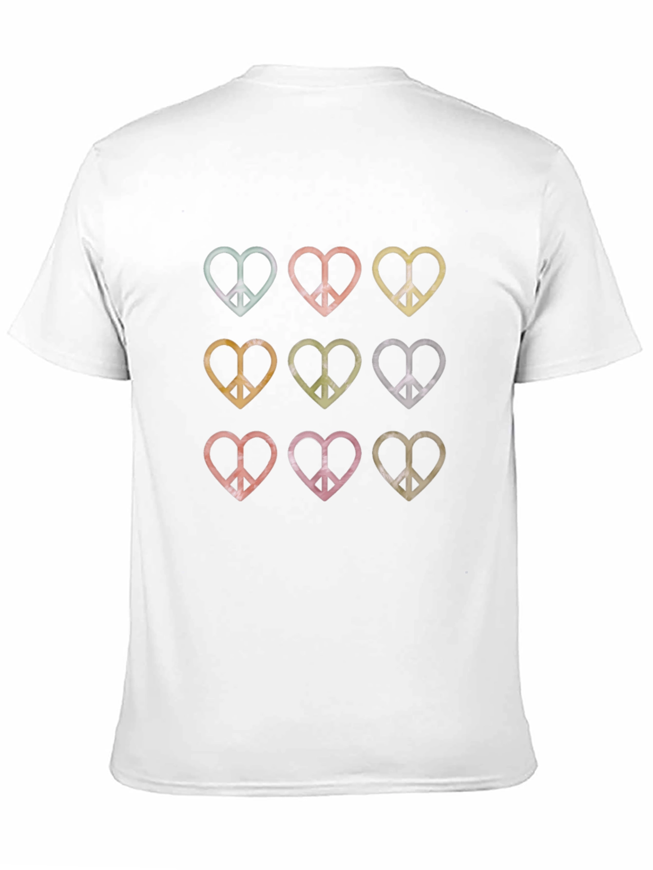 Peace Heart Graphic Tee - Retro Style Shirt