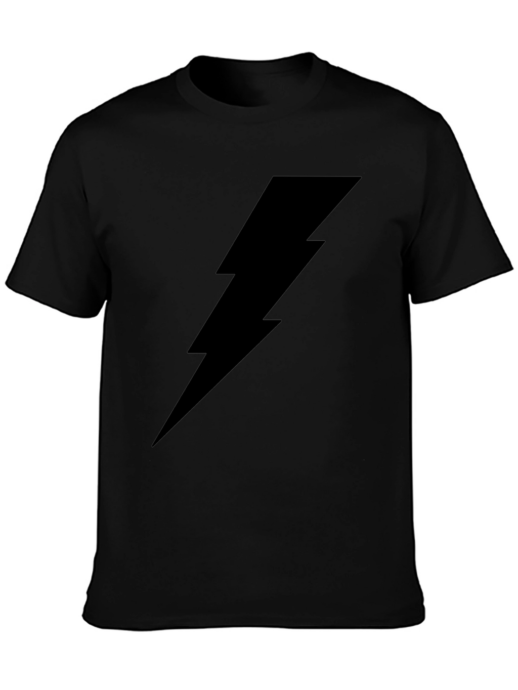 Lightning Bolt Graphic Tee - Classic Black