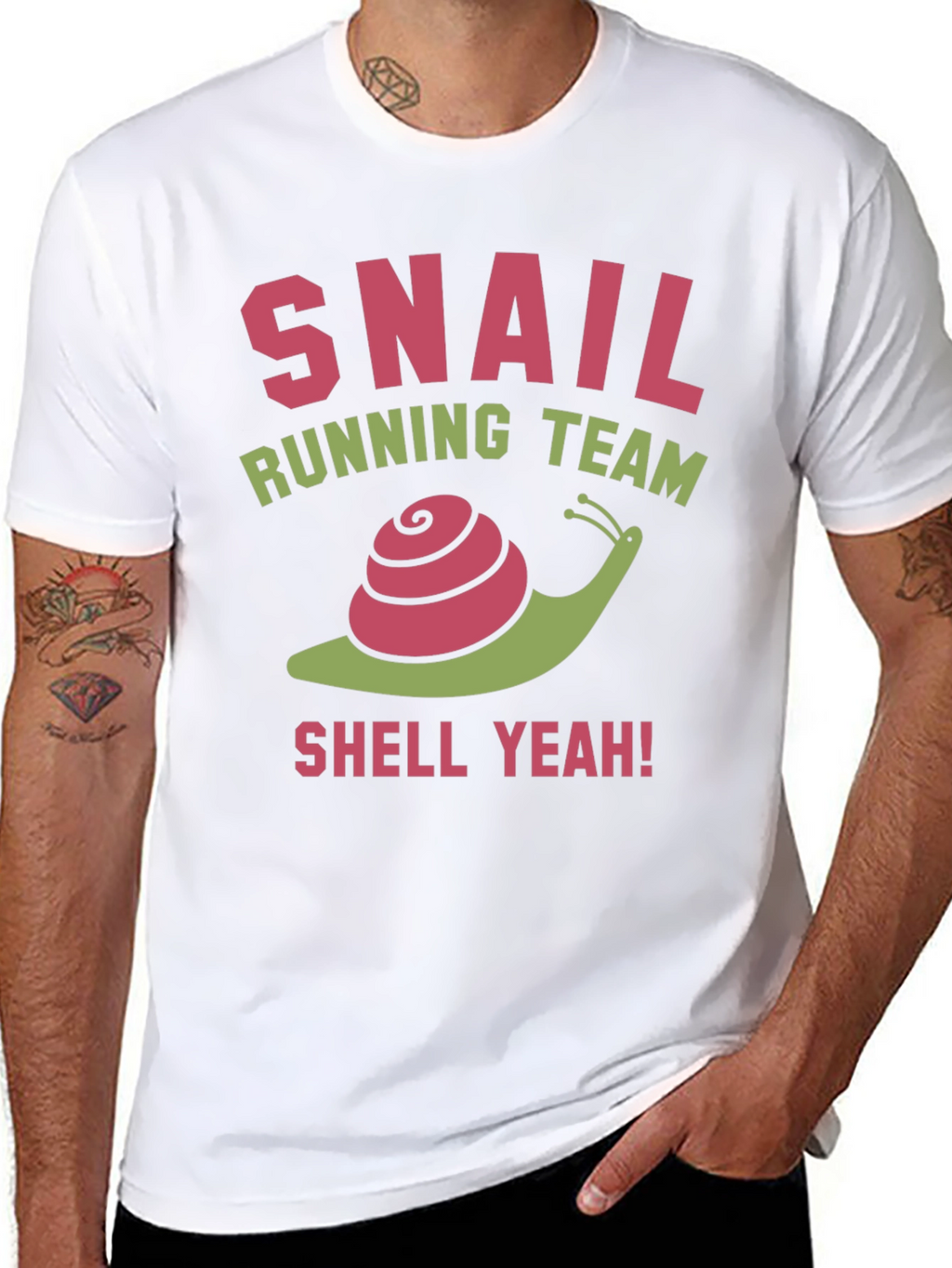 Snail Running Team T-Shirt - Shell Yeah!