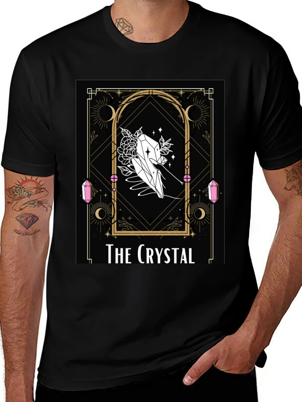 The Crystal Tarot Card Graphic Tee