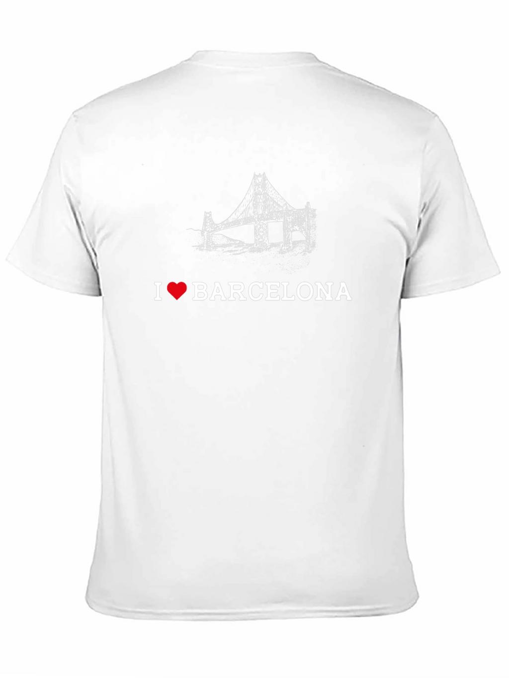 I Love Barcelona Black T-Shirt