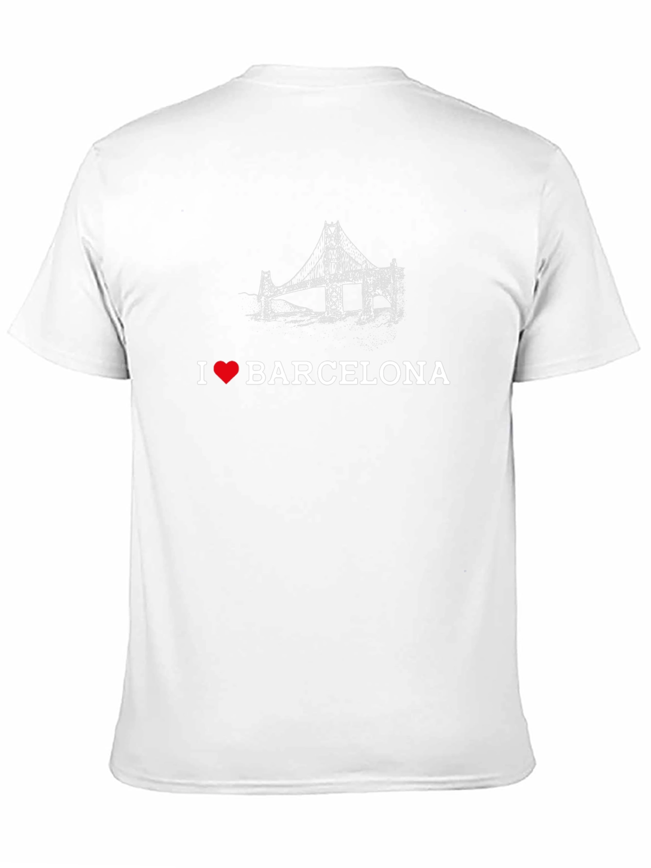 I Love Barcelona Black T-Shirt