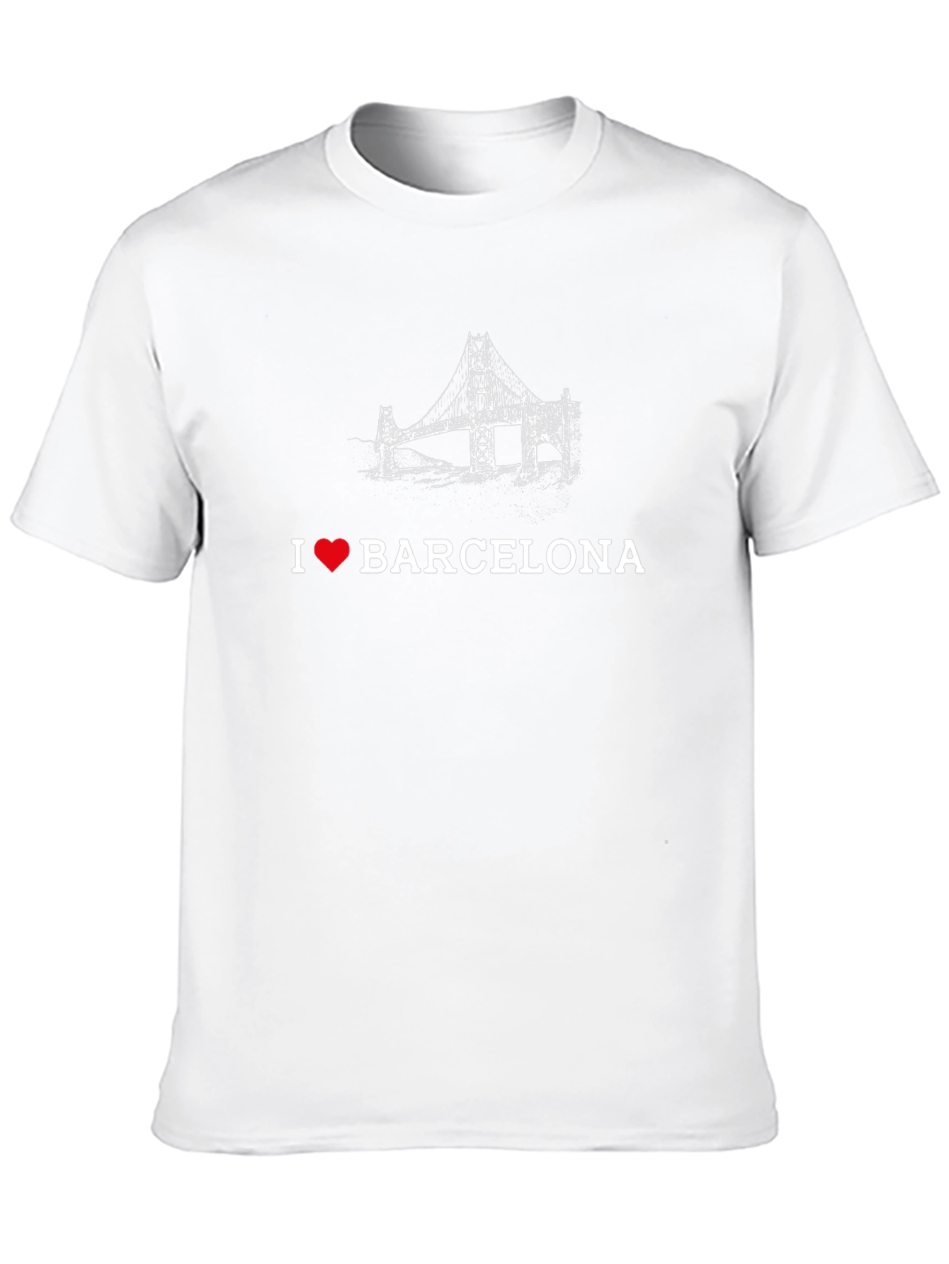 I Love Barcelona Black T-Shirt
