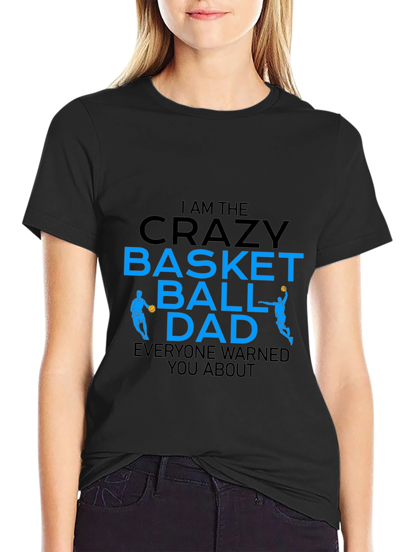 Crazy Basketball Dad Graphic T-Shirt