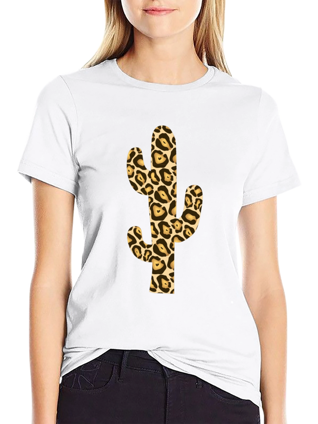 Leopard Cactus Graphic Tee