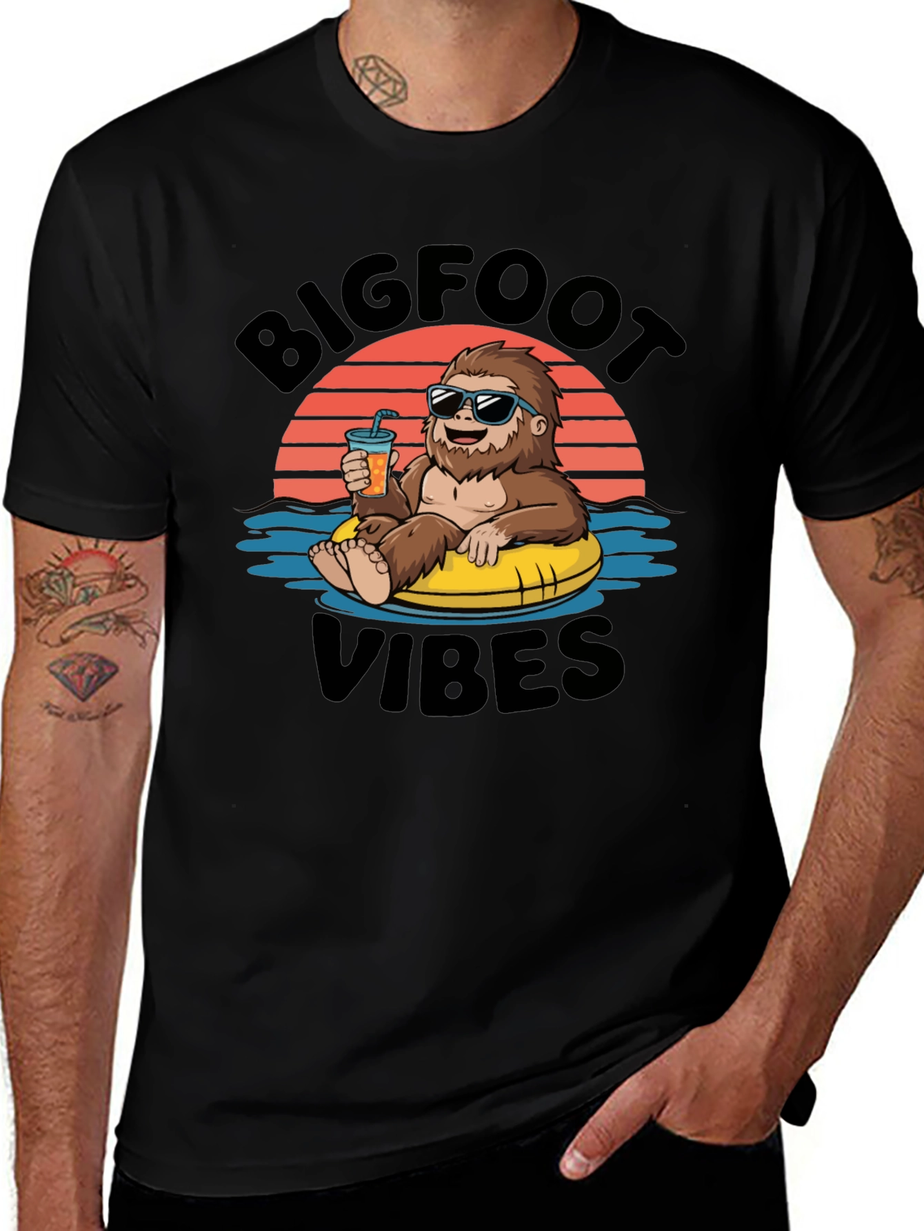 Bigfoot Vibes Graphic T-Shirt