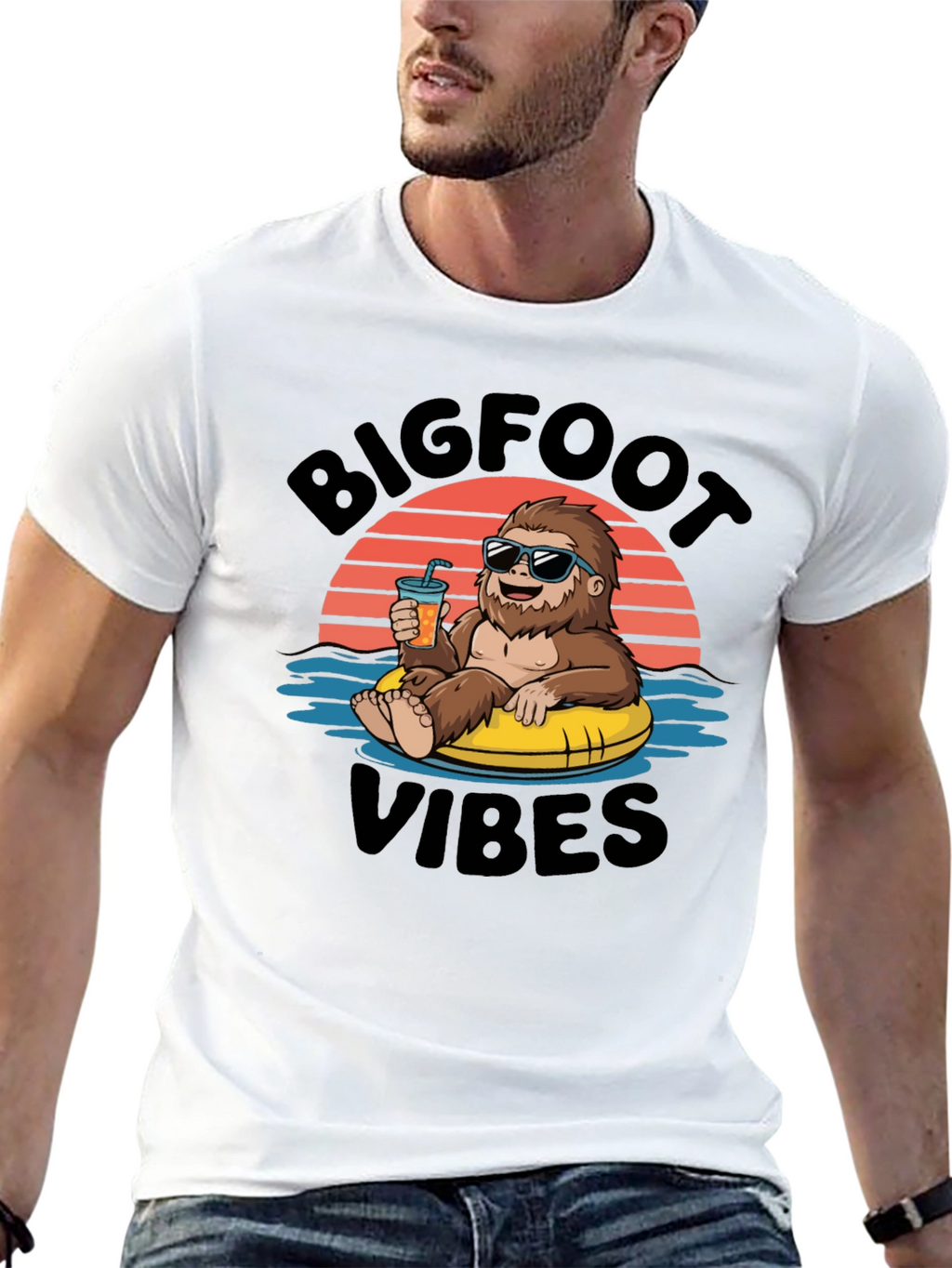 Bigfoot Vibes Graphic T-Shirt