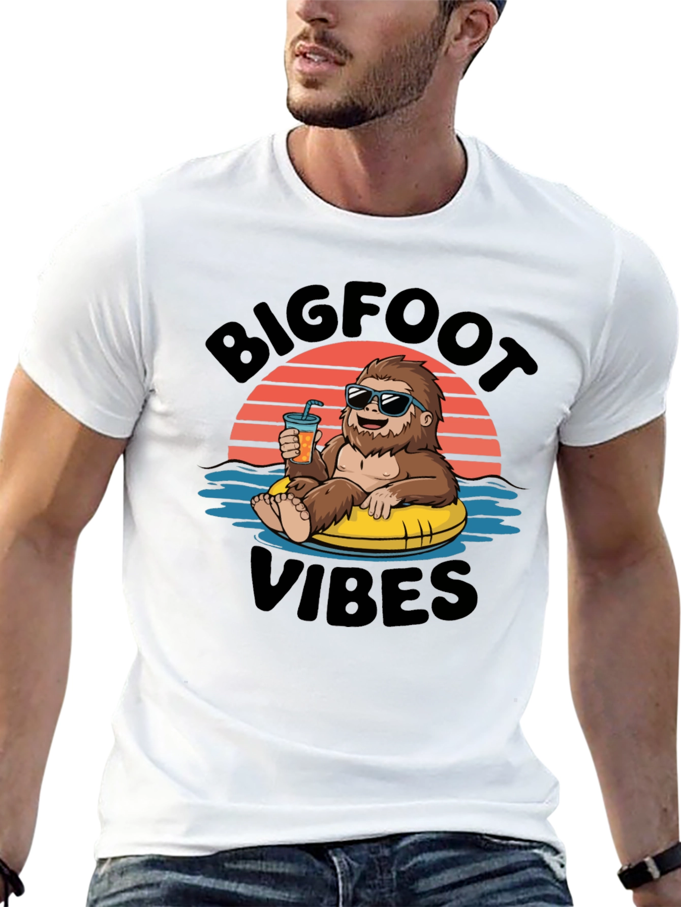 Bigfoot Vibes Graphic T-Shirt
