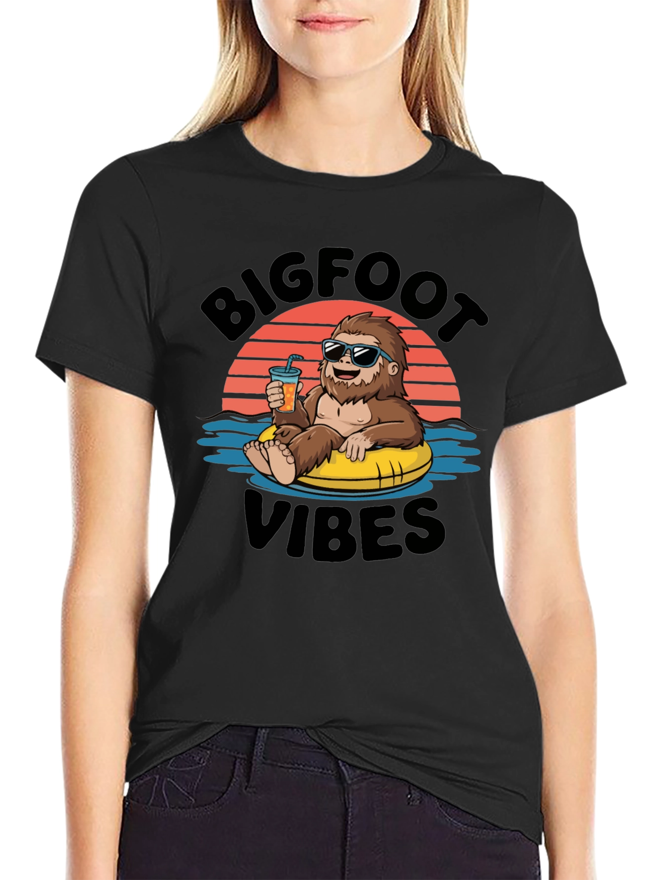 Bigfoot Vibes Graphic T-Shirt