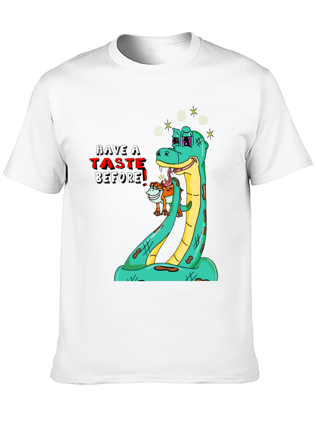 Funny Snake Tasting T-Shirt