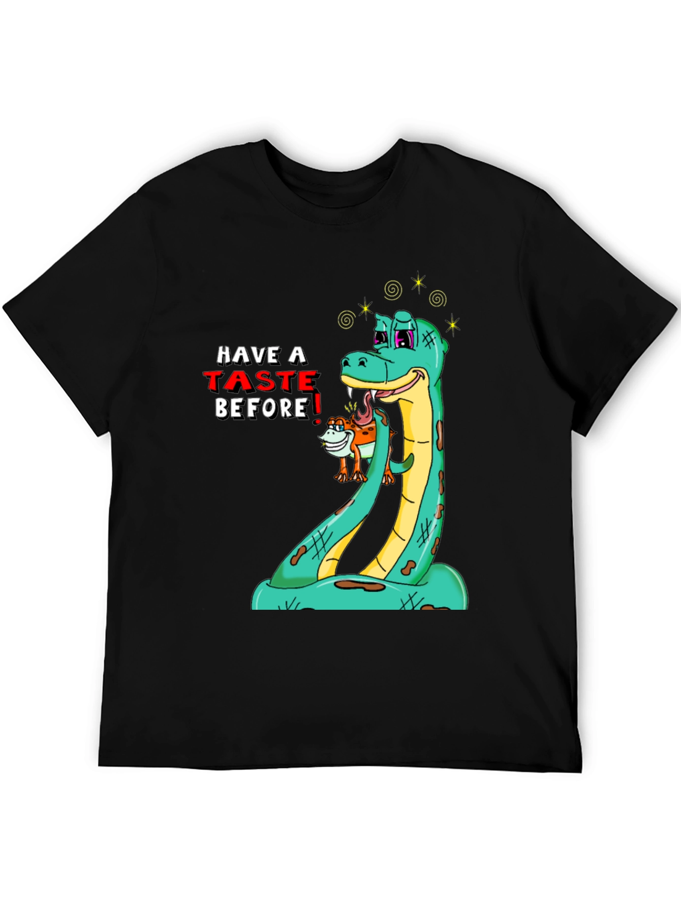Funny Snake Tasting T-Shirt
