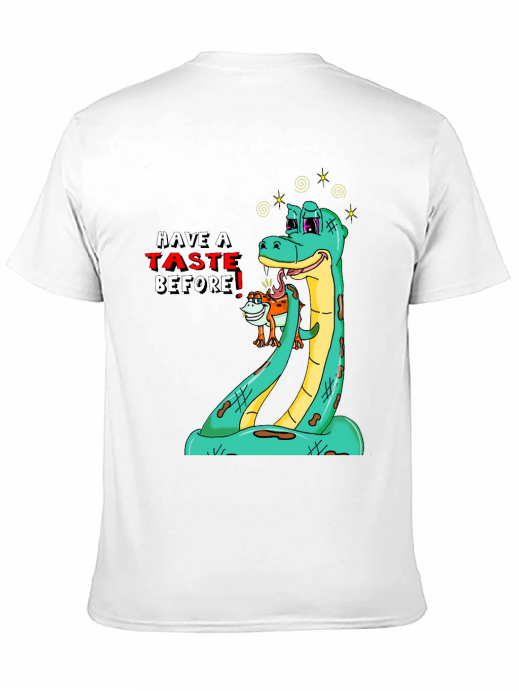 Funny Snake Tasting T-Shirt