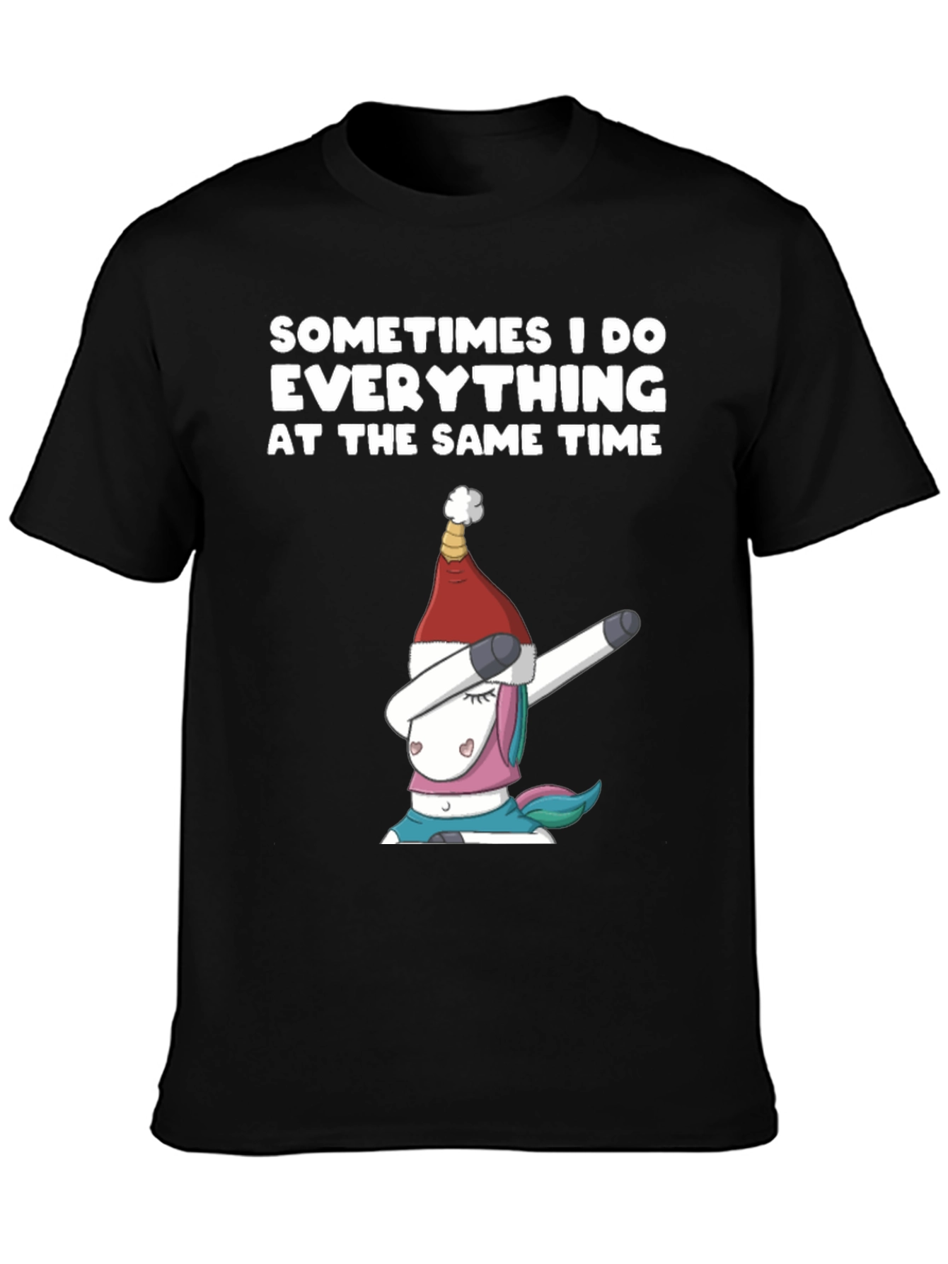 Unicorn Dab Christmas T-Shirt - Everything At Once