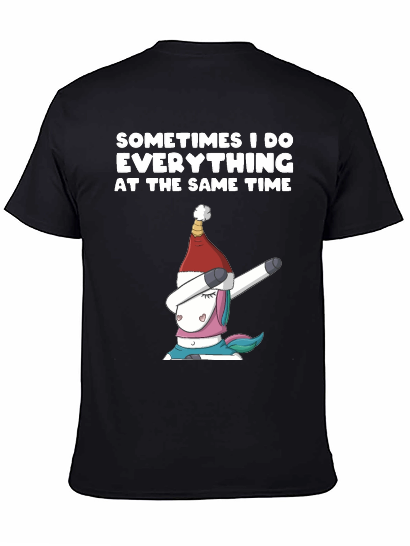 Unicorn Dab Christmas T-Shirt - Everything At Once