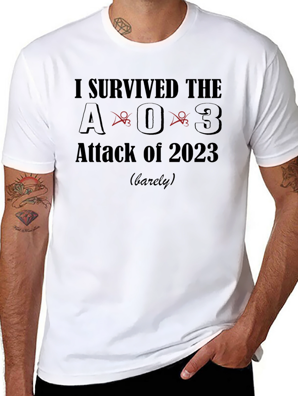 I Survived the AO3 Attack of 2023 T-Shirt