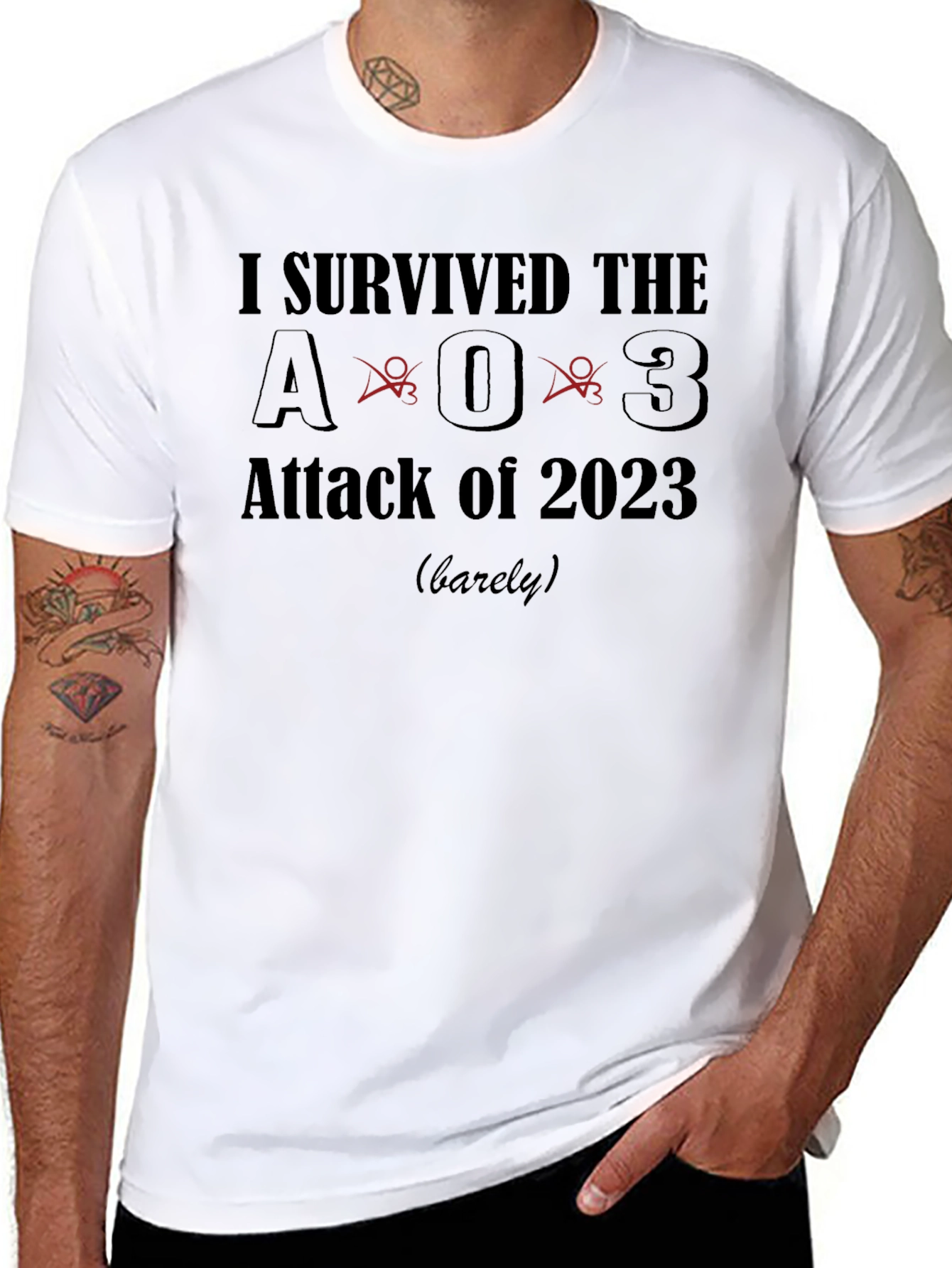 I Survived the AO3 Attack of 2023 T-Shirt