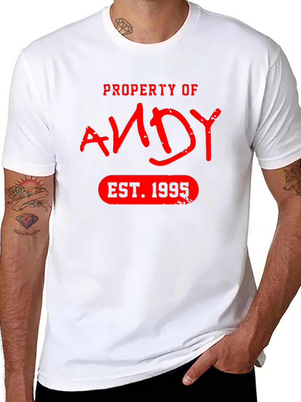 Property of Andy EST. 1995 T-Shirt