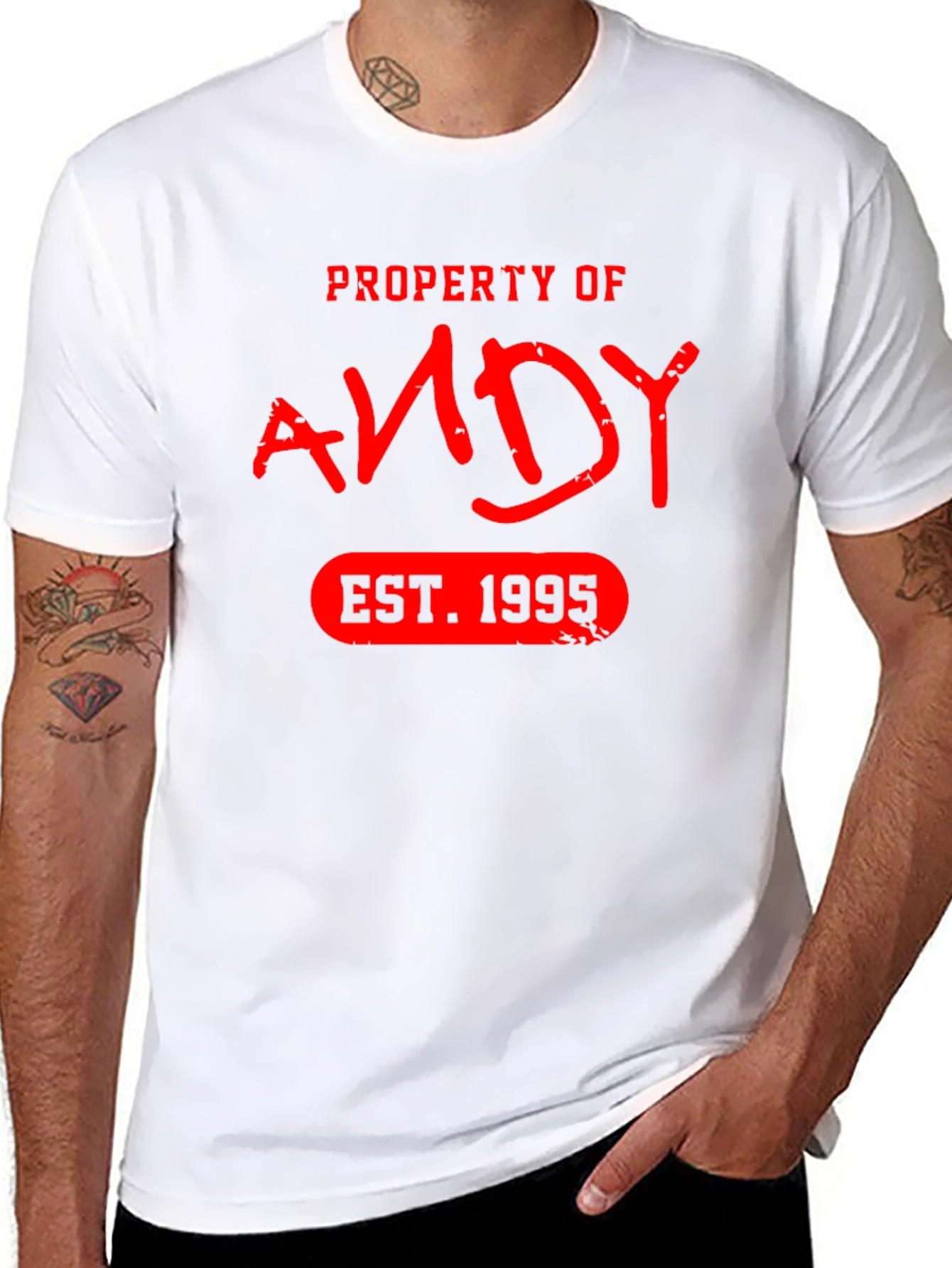 Property of Andy EST. 1995 T-Shirt