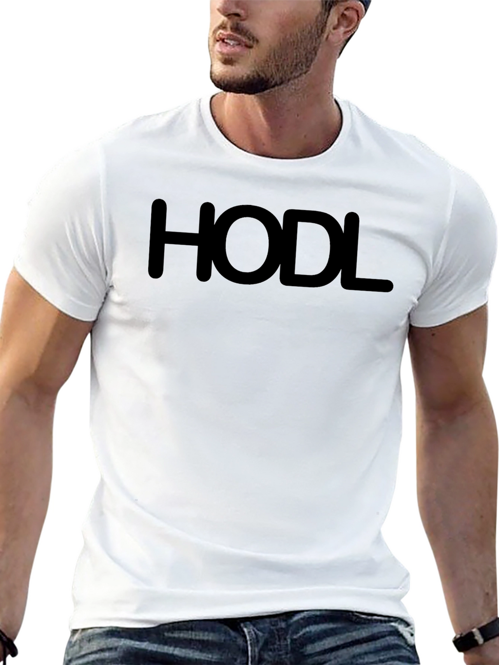 HODL Black Graphic Tee - Crypto Investor T-Shirt