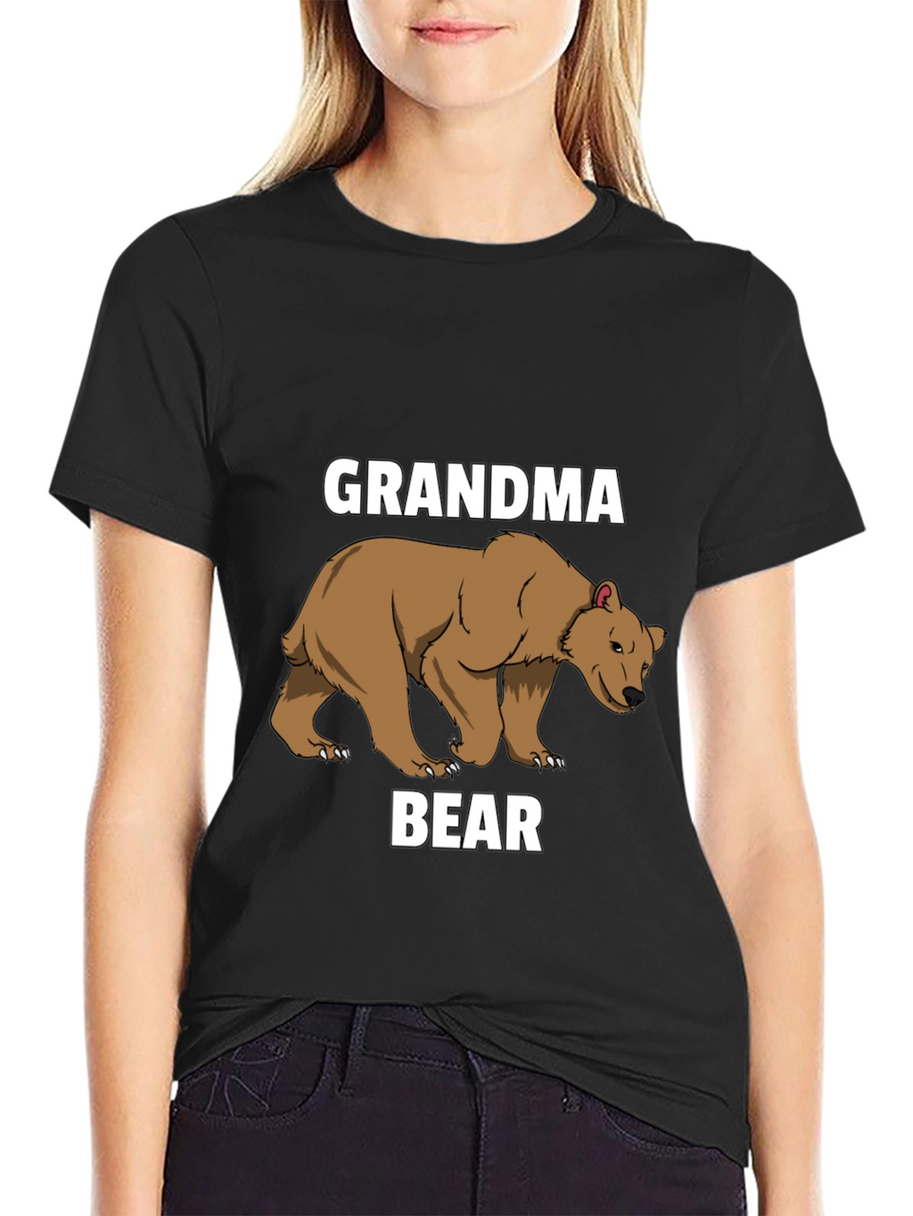Grandma Bear T-Shirt - Cute Animal Graphic Tee
