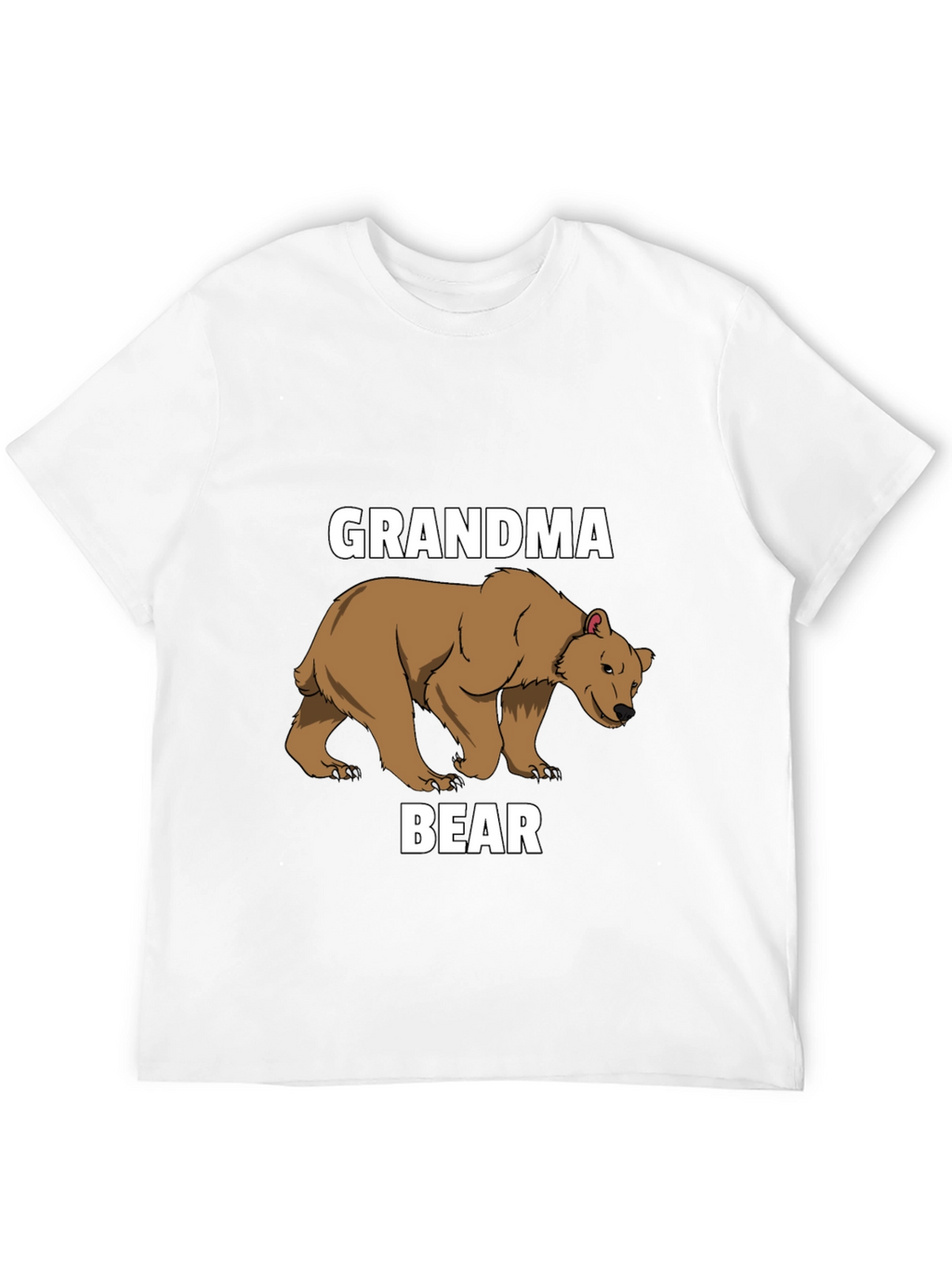 Grandma Bear T-Shirt - Cute Animal Graphic Tee