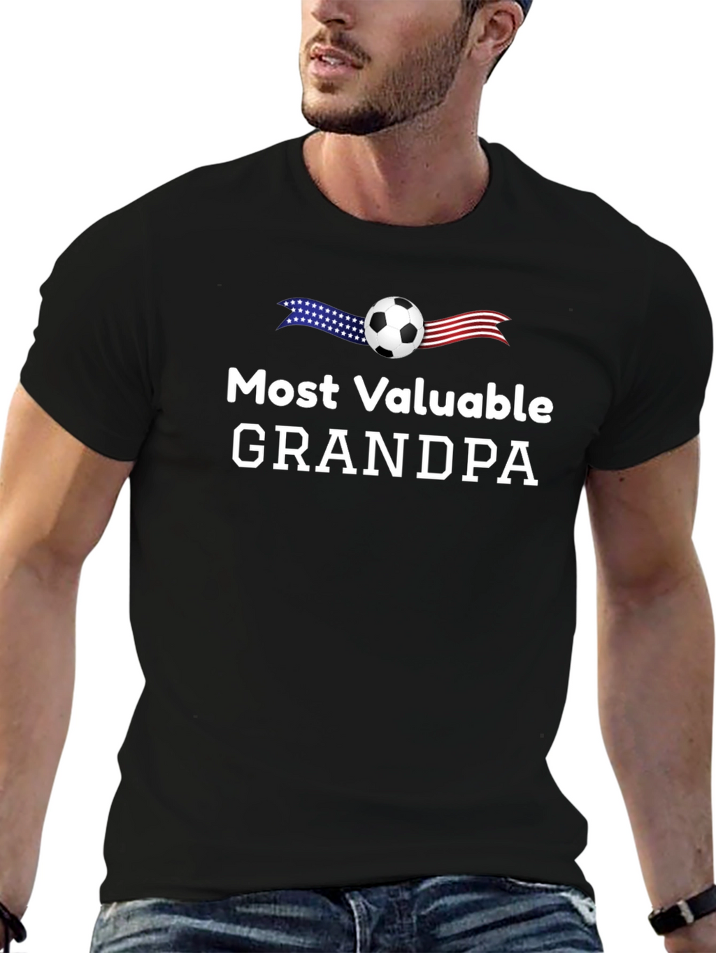 Most Valuable Grandpa Soccer T-Shirt