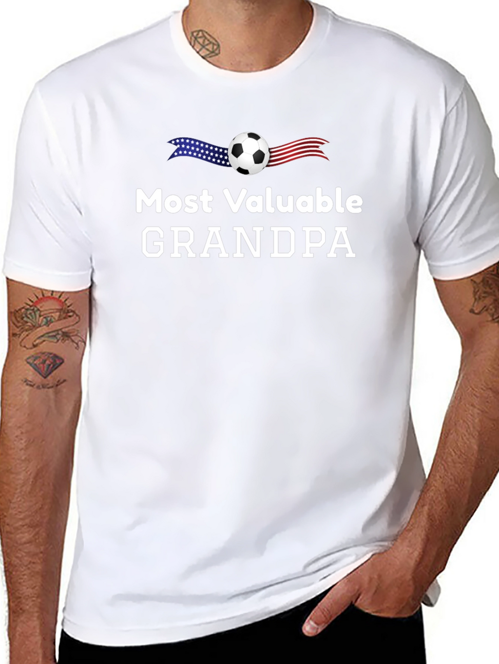 Most Valuable Grandpa Soccer T-Shirt
