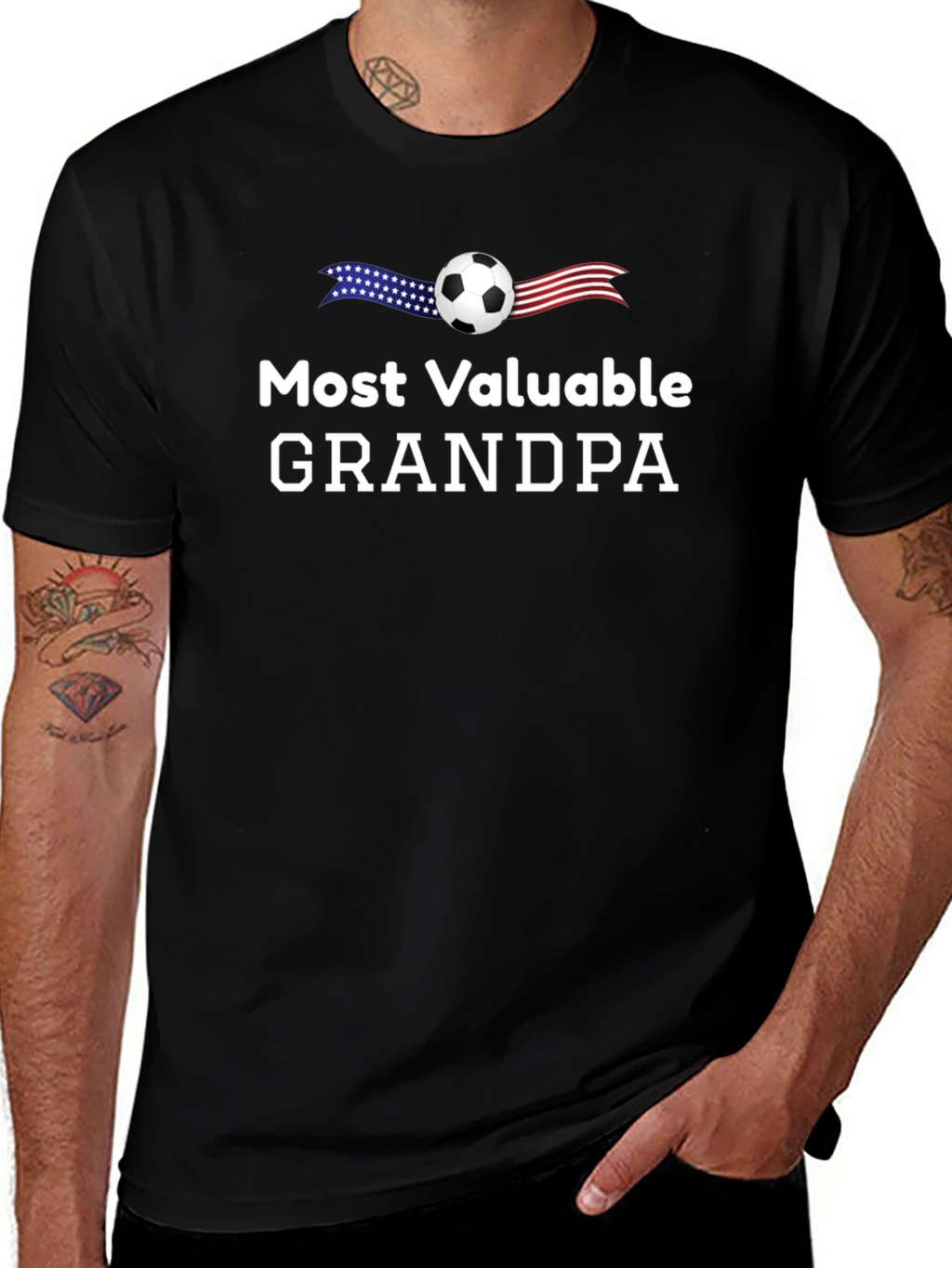 Most Valuable Grandpa Soccer T-Shirt