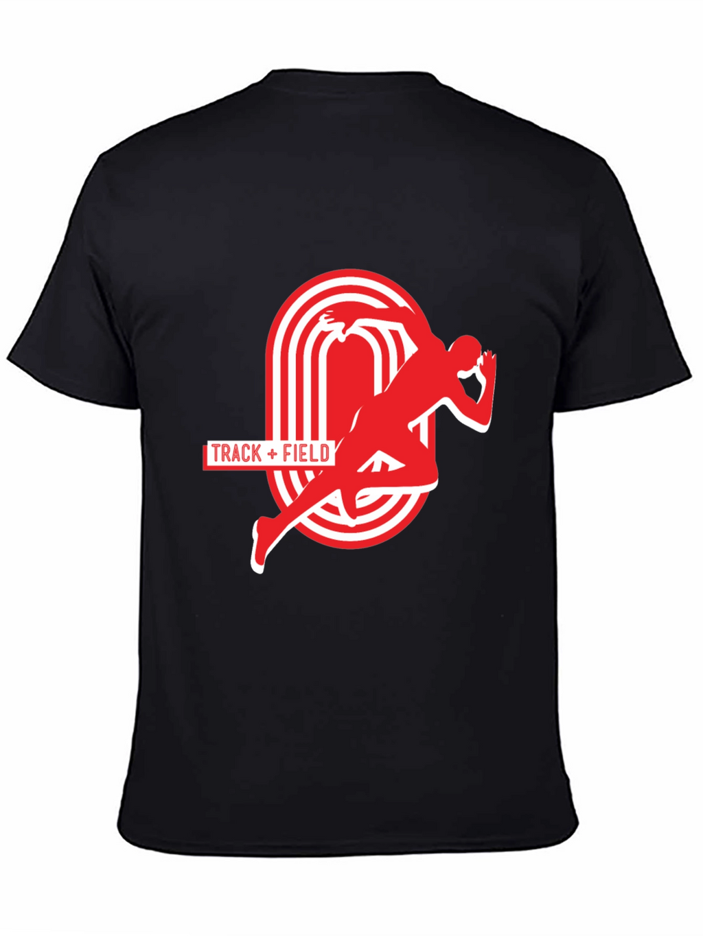 Track & Field Graphic Tee - Athletic Running Shirt