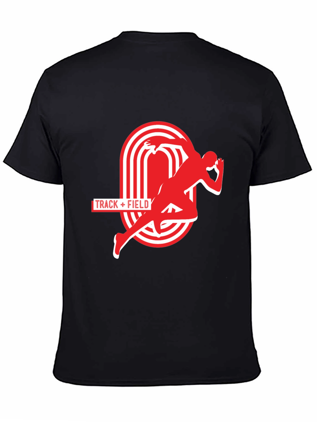 Track & Field Graphic Tee - Athletic Running Shirt