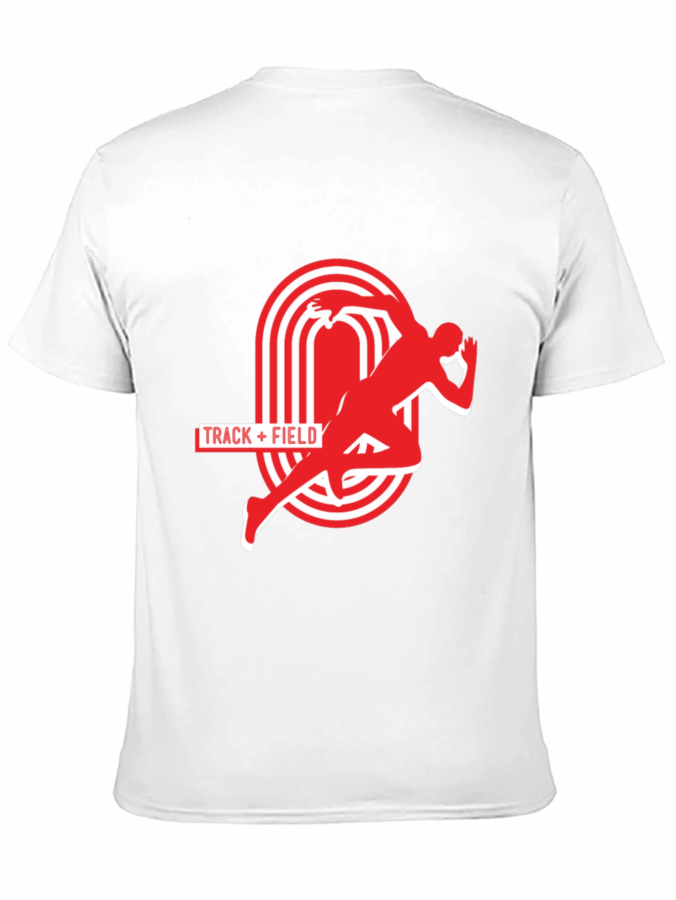 Track & Field Graphic Tee - Athletic Running Shirt