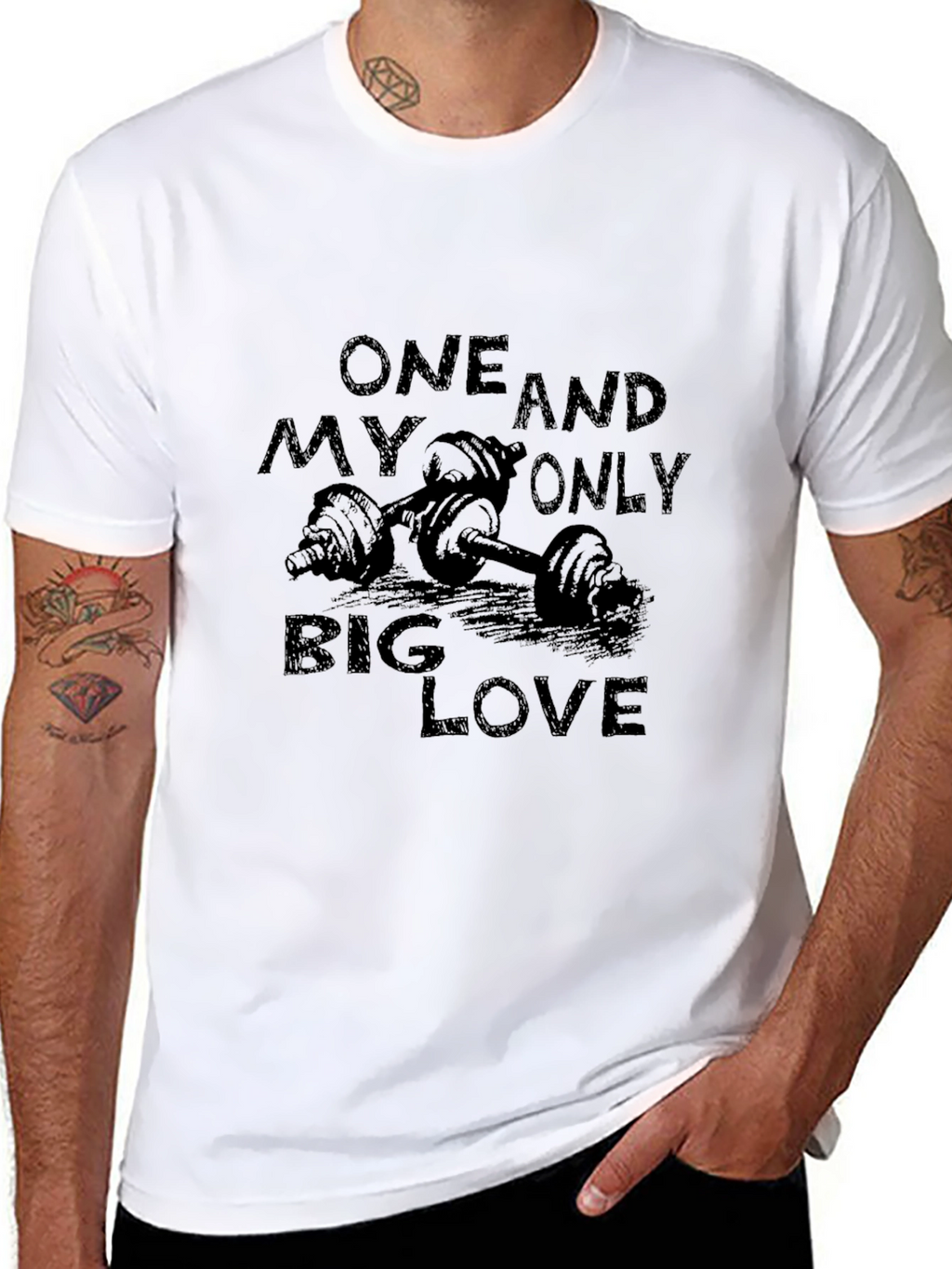 Weightlifting Graphic Tee - One and Only Big Love