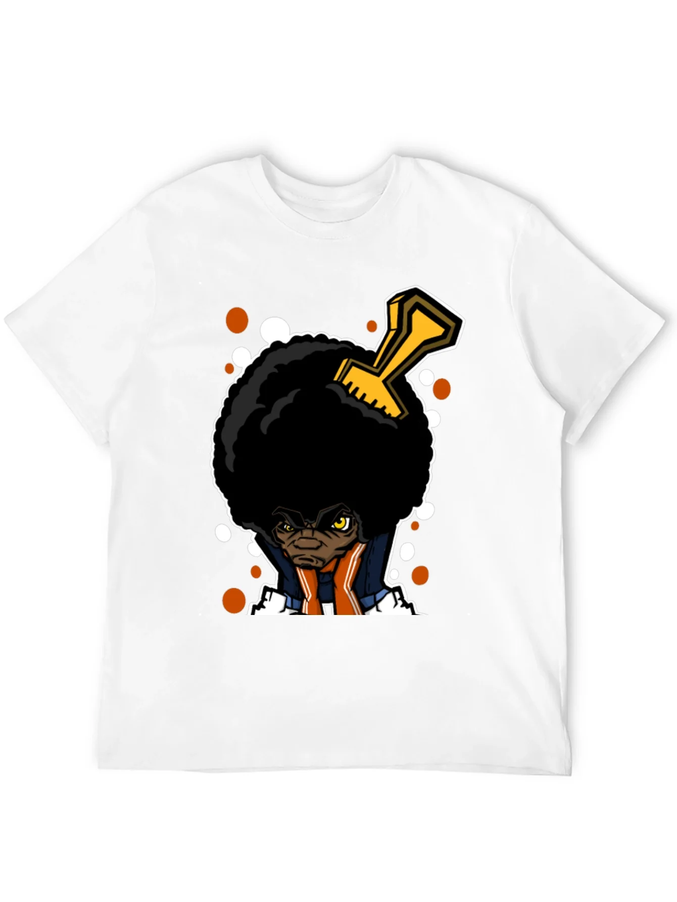 Afro Comb Graphic T-Shirt