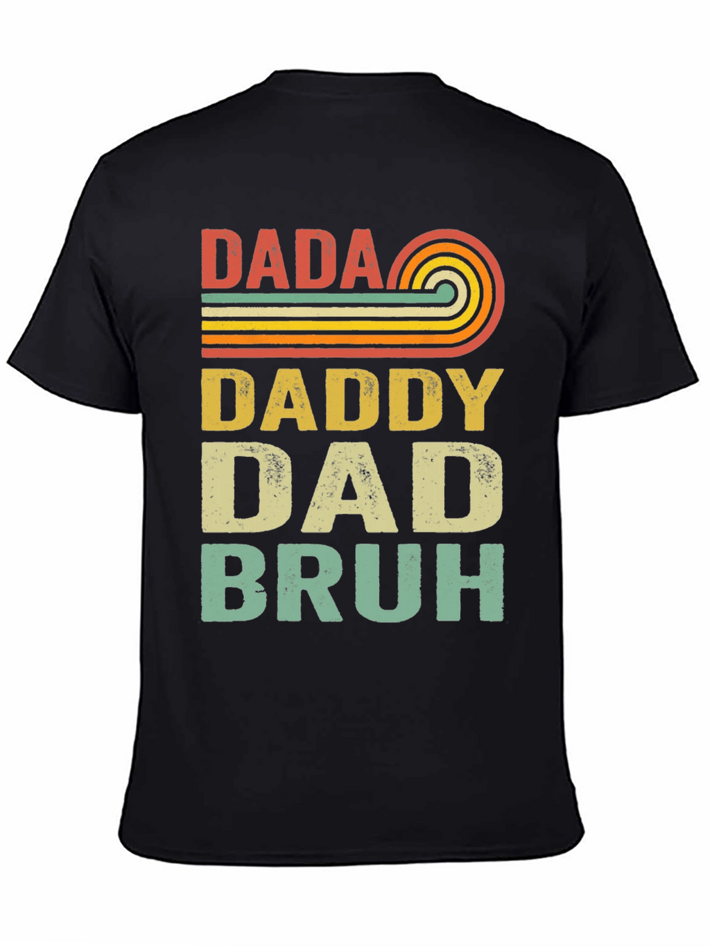 Retro Dada Daddy Dad Bruh T-Shirt